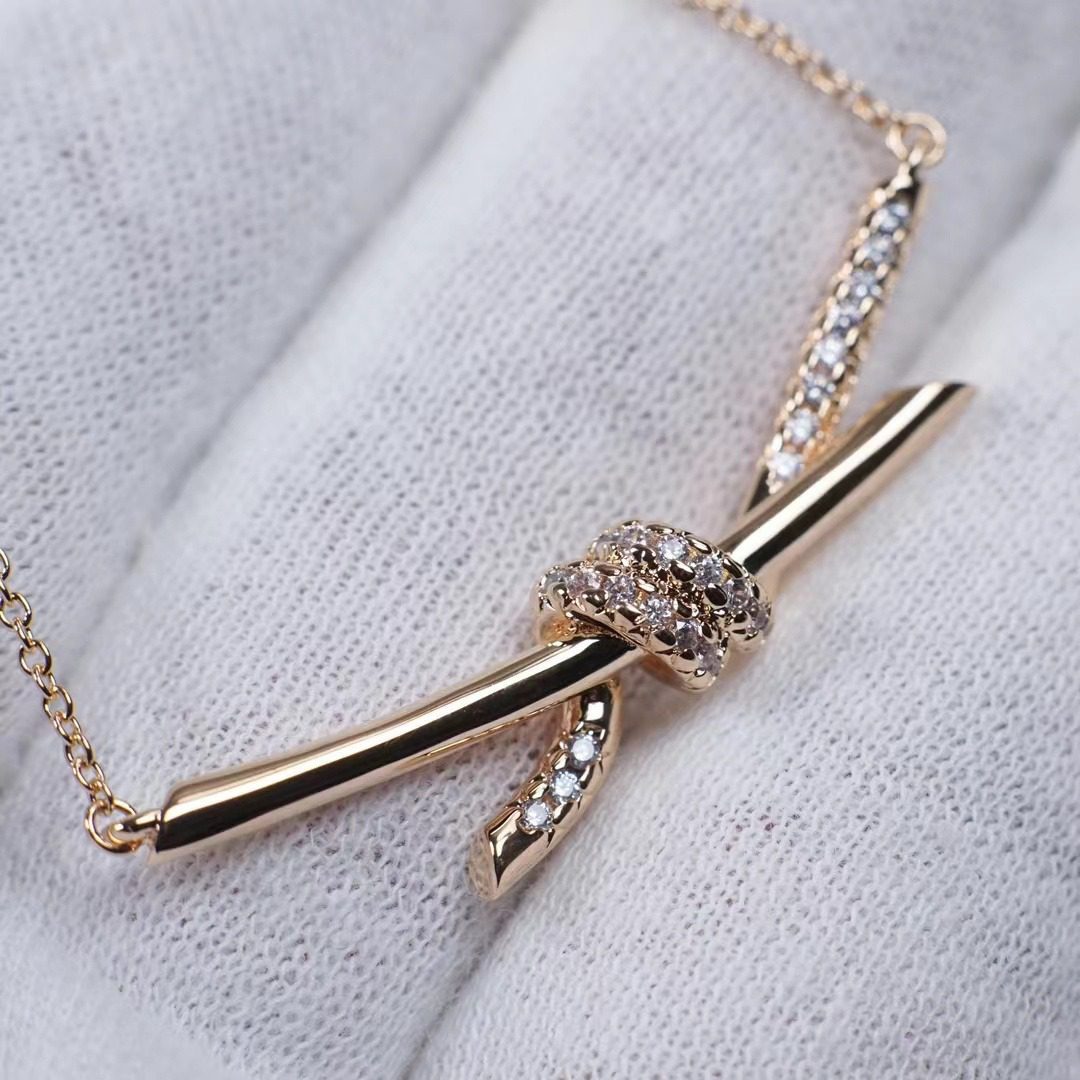 Tiffany & Co. knot necklace view 2