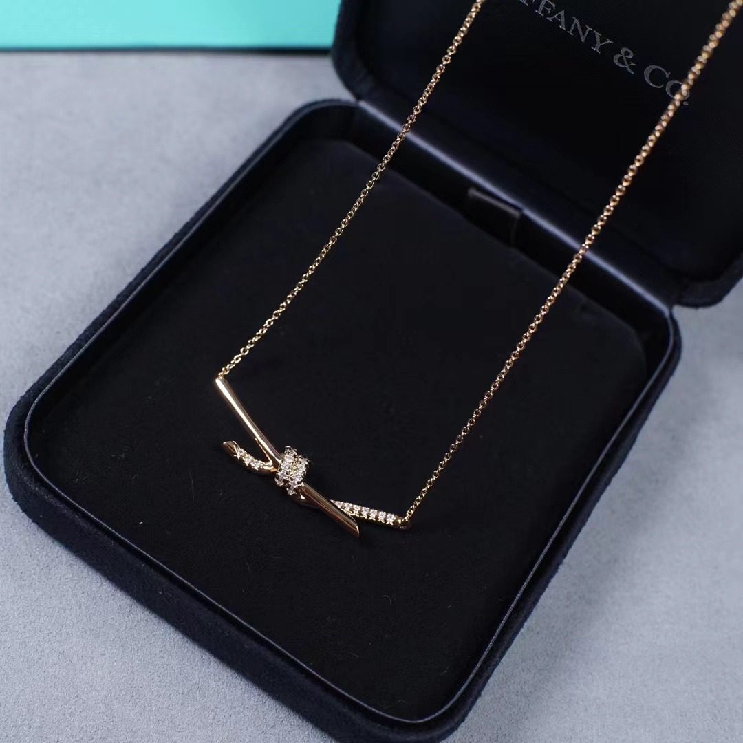 Tiffany & Co. knot necklace view 4