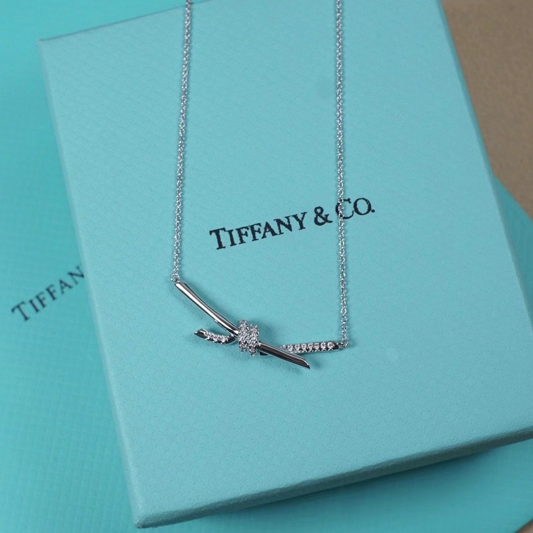 Tiffany & Co. knot necklace view 8
