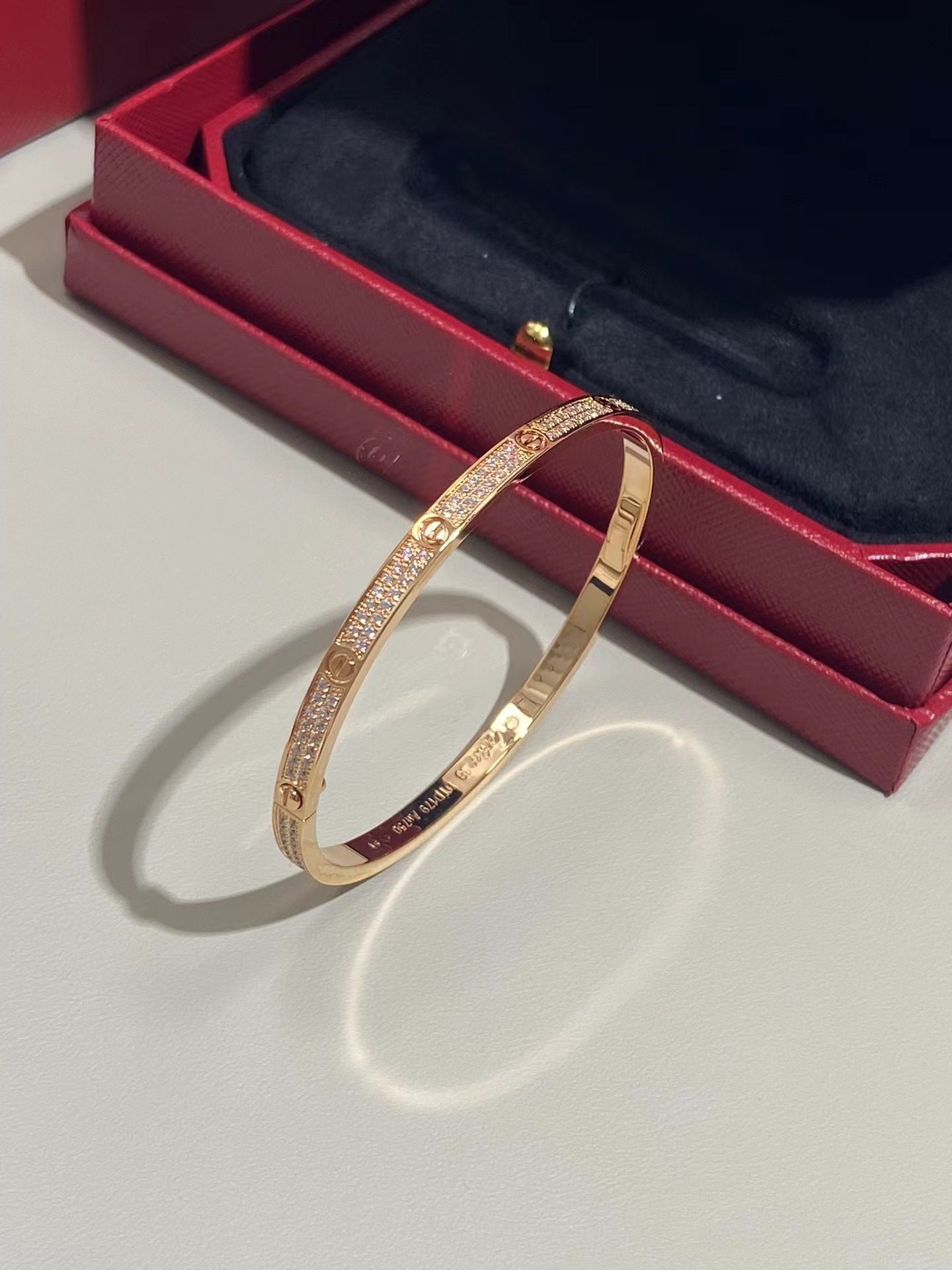 Cartier bracelet LOVE diamond-laden view 7