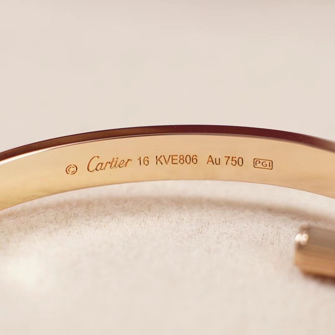 Cartier LOVE Rose gold bracelet view 2