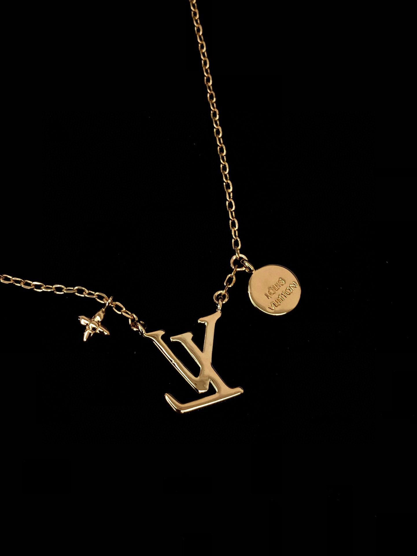 Louis Vuitton Pink Heart Necklace view 3