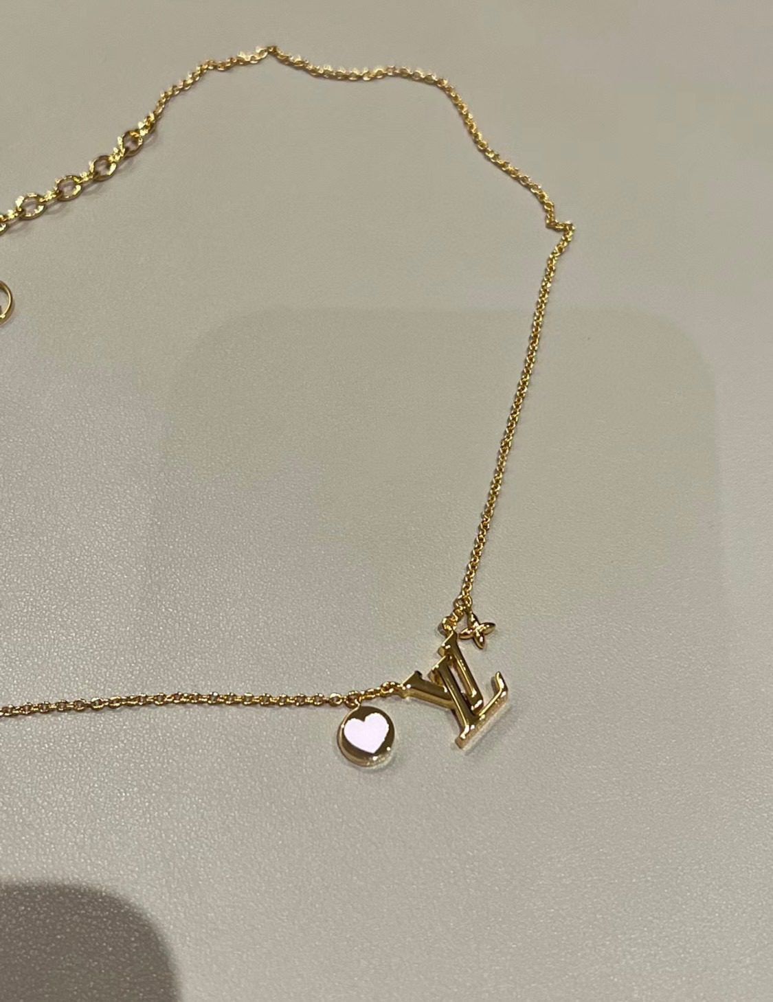 Louis Vuitton Pink Heart Necklace view 6