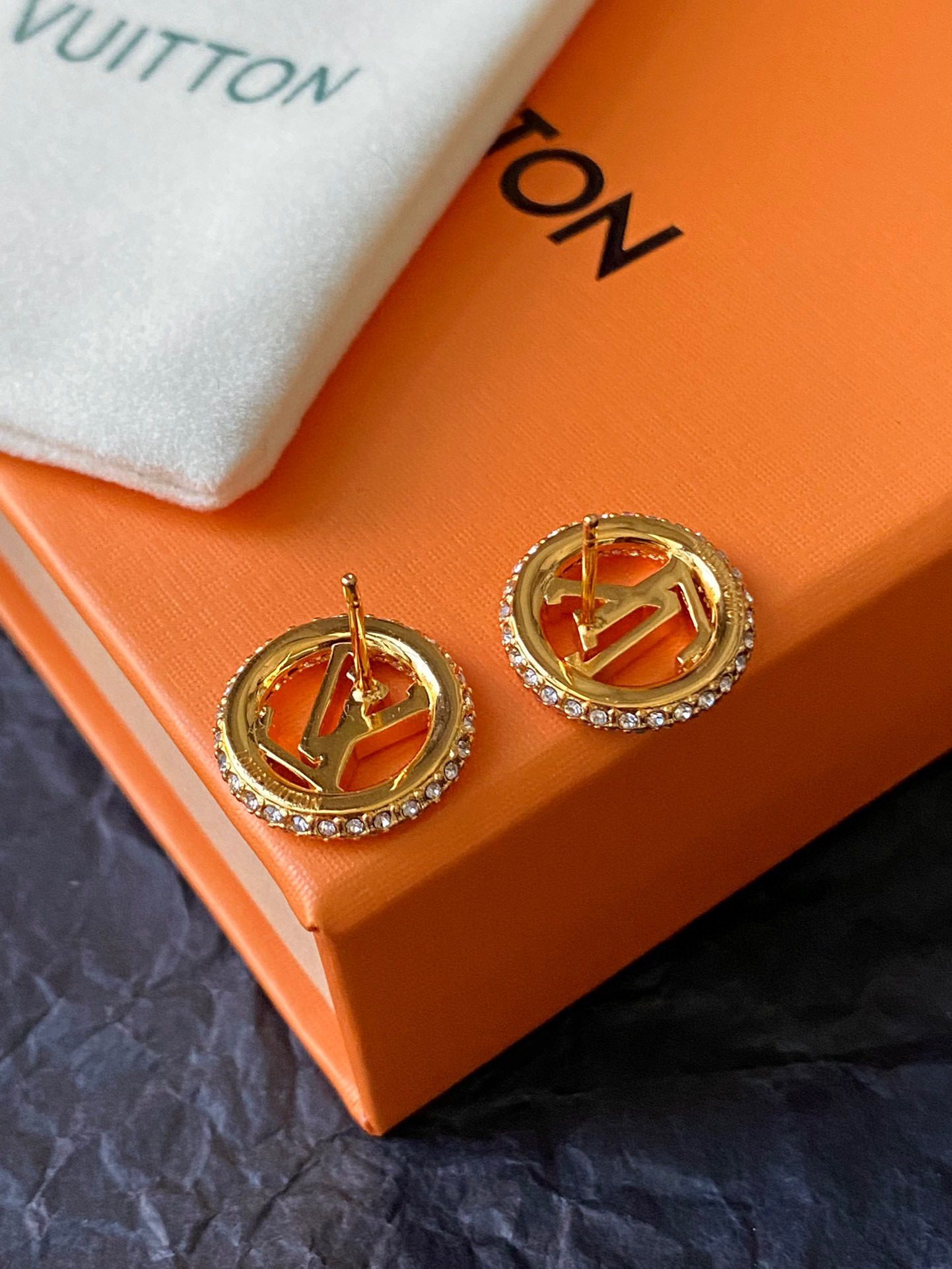 Louis Vuitton Louis By Night Stud Earrings view 3