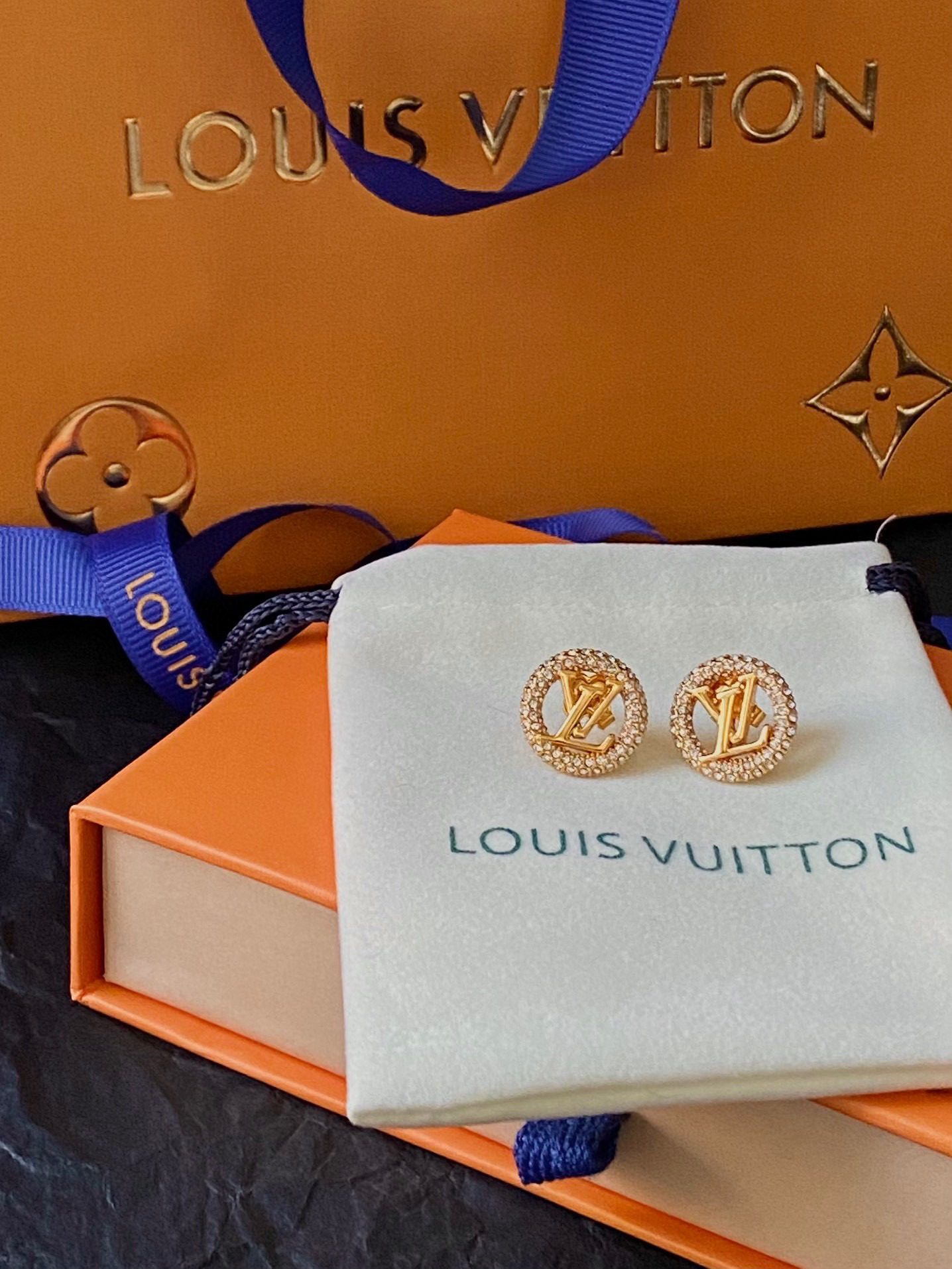Louis Vuitton Louis By Night Stud Earrings view 4