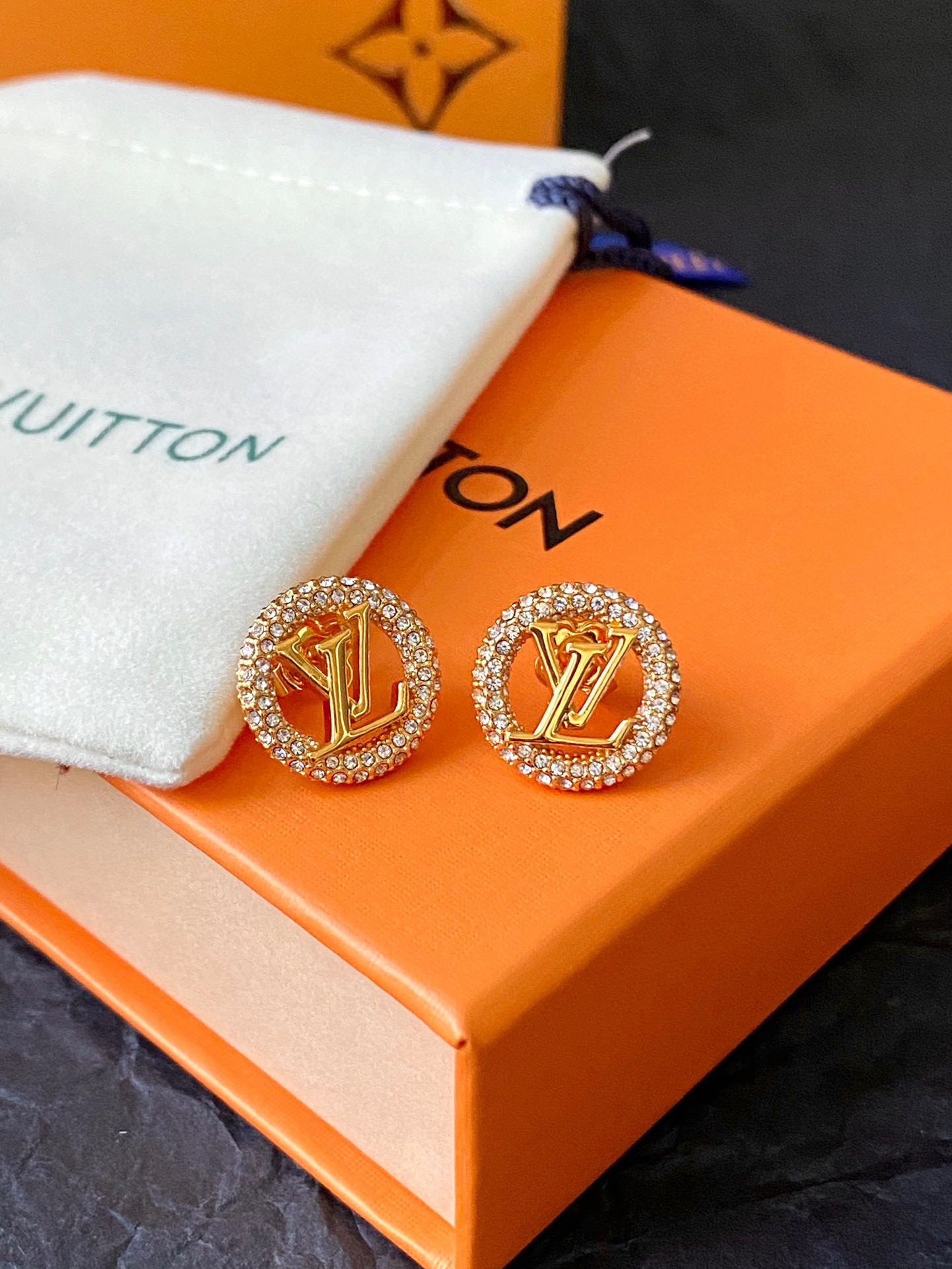 Louis Vuitton Louis By Night Stud Earrings view 5