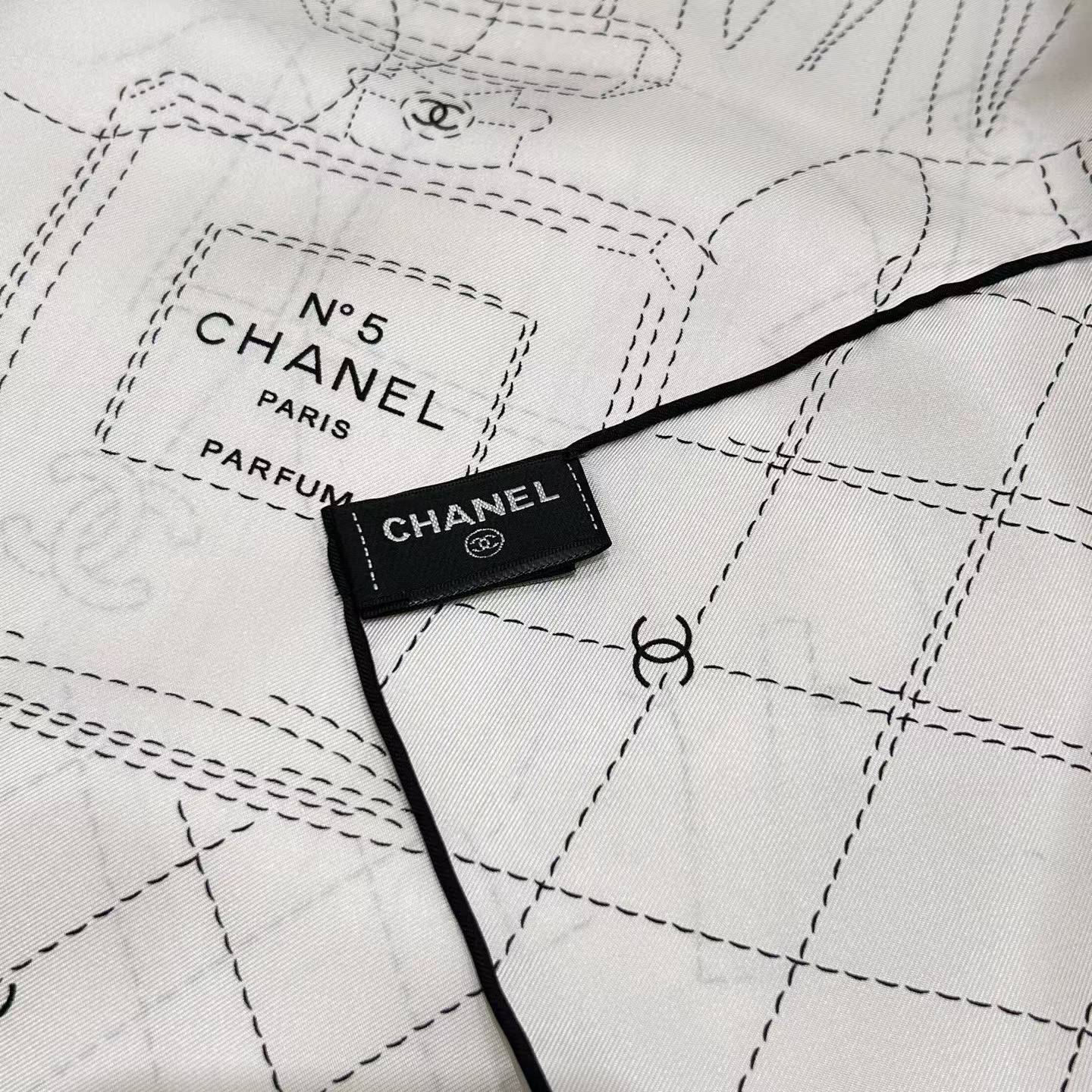 Chanel Square silk scarf view 4