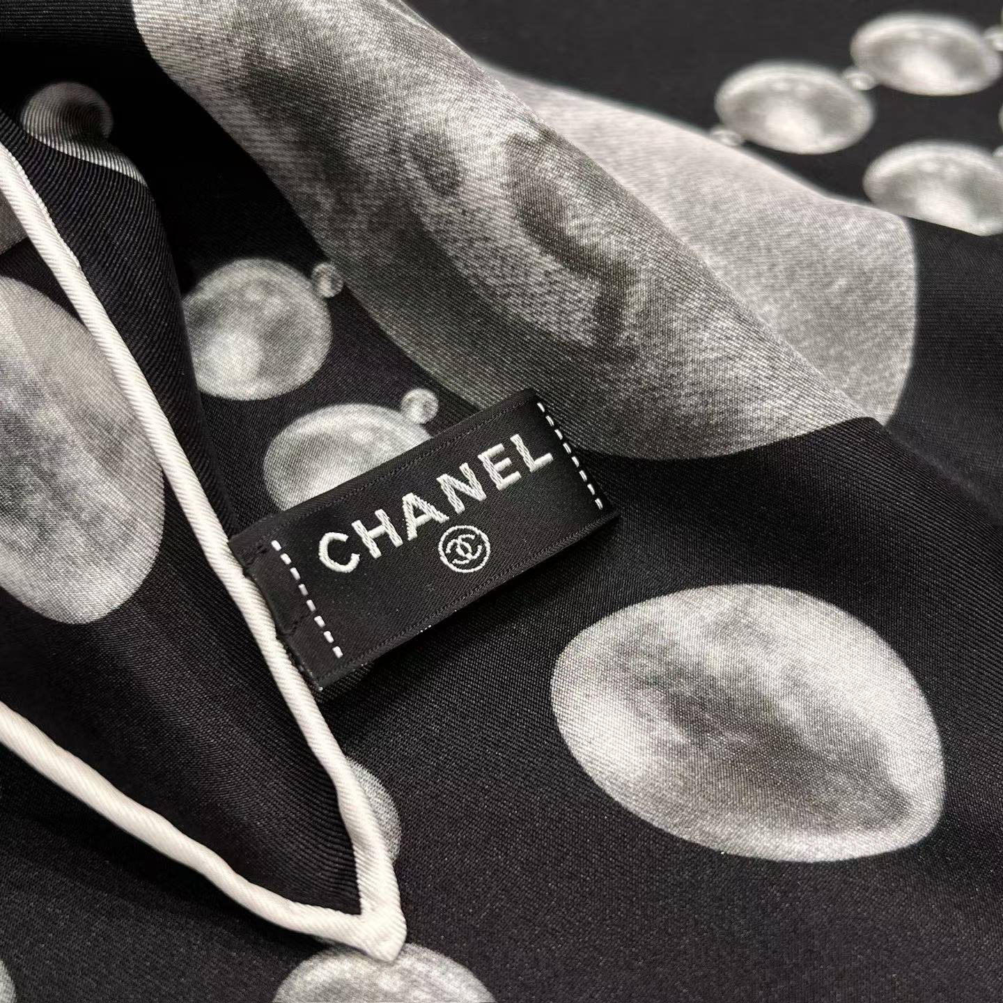 Chanel Square silk scarf view 4