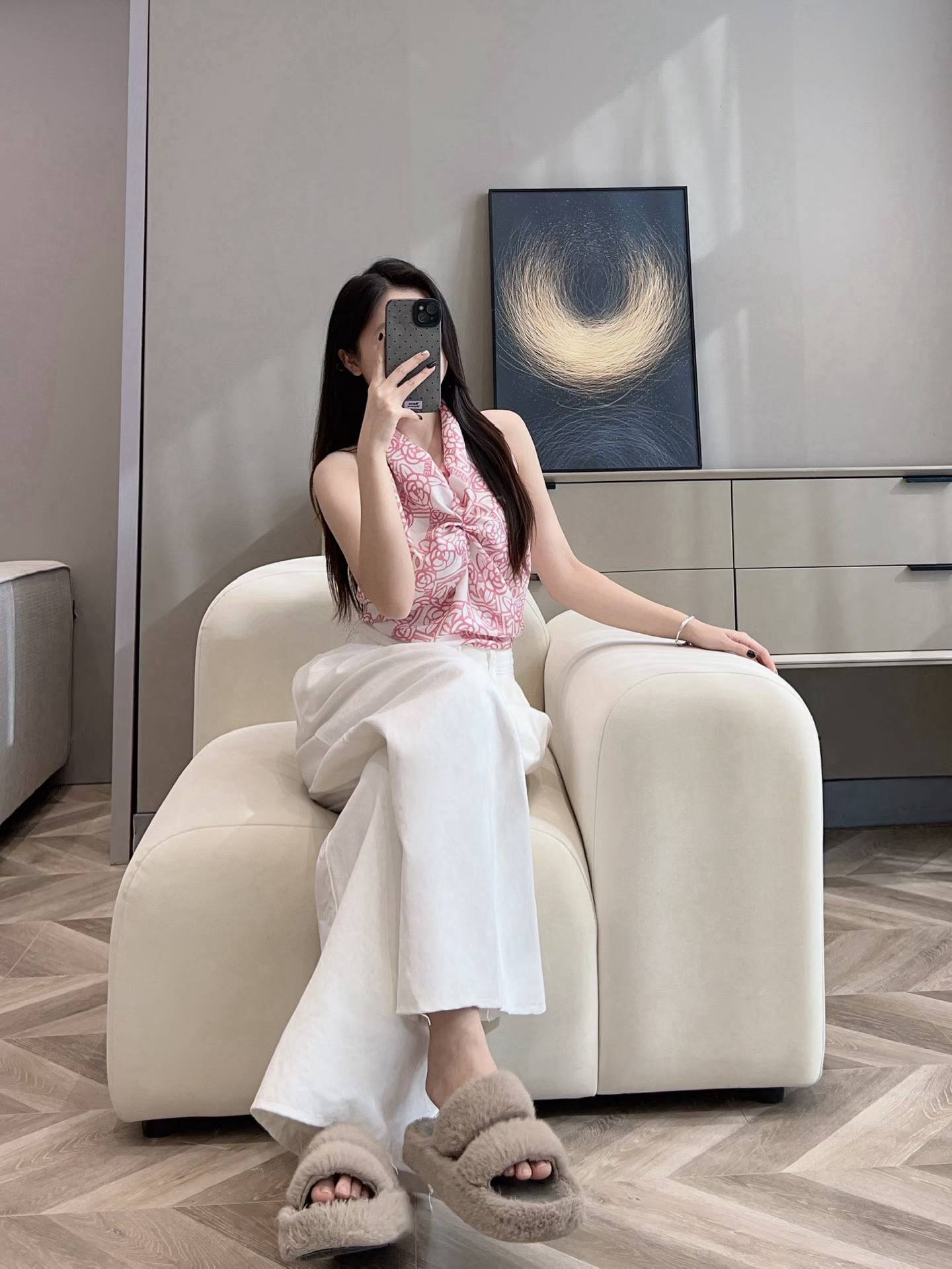 Chanel Square silk scarf view 1