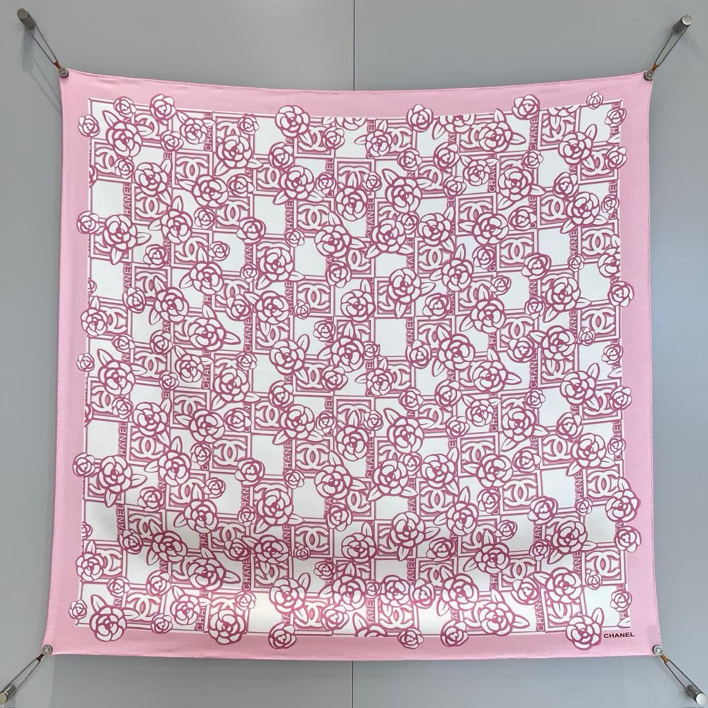 Chanel Square silk scarf view 2
