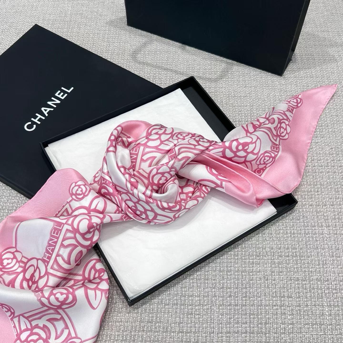 Chanel Square silk scarf view 3