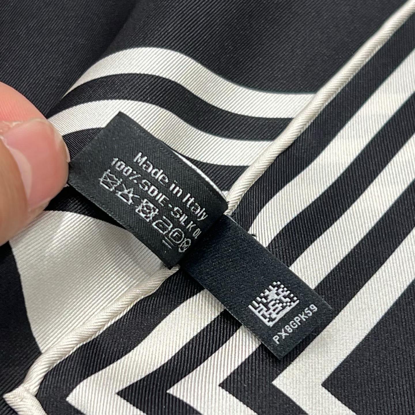 Chanel Square silk scarf view 6