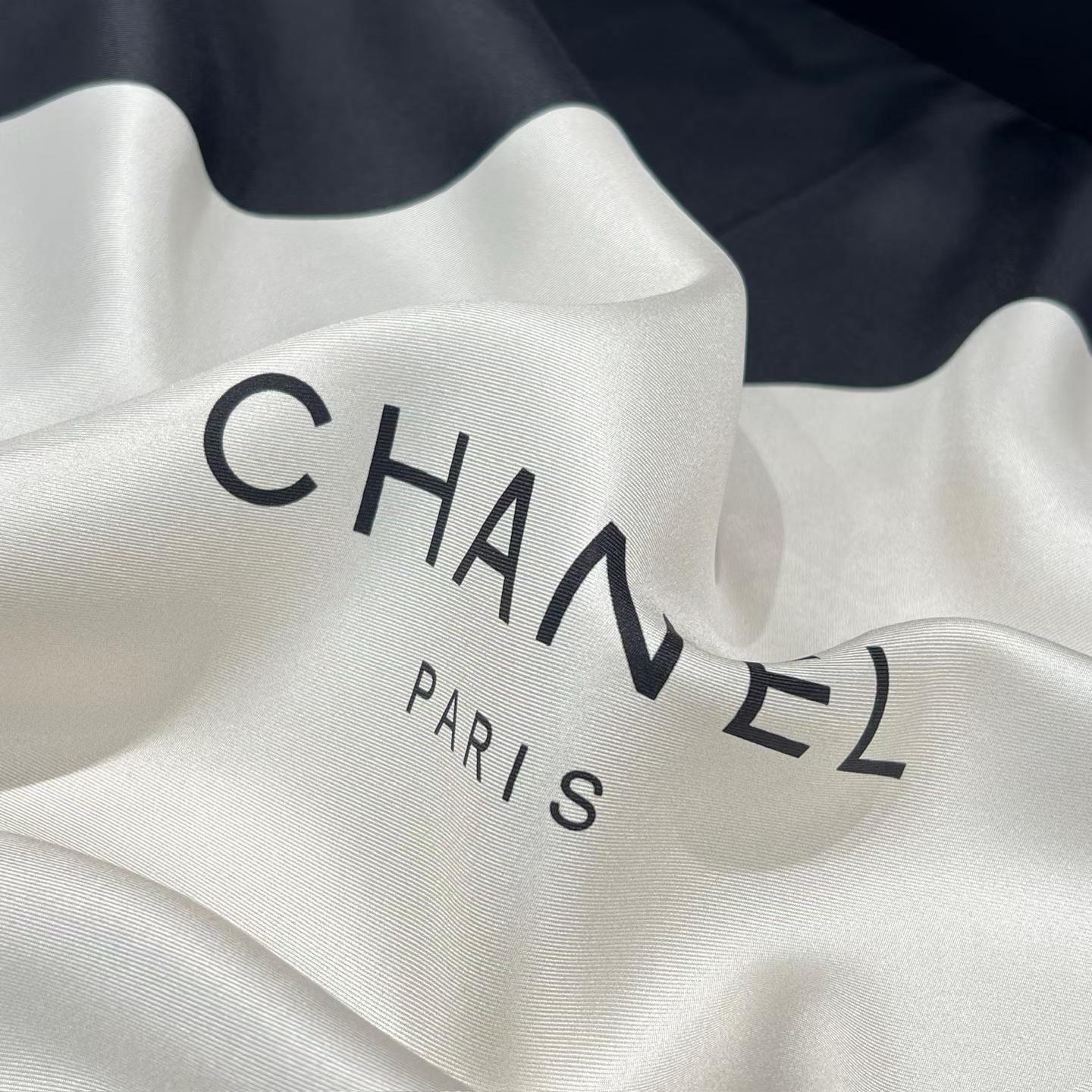Chanel Square silk scarf view 6