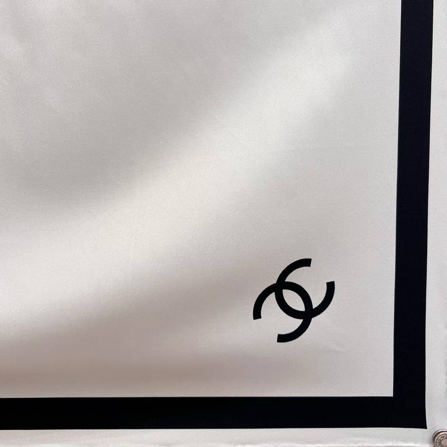 Chanel Square silk scarf view 4
