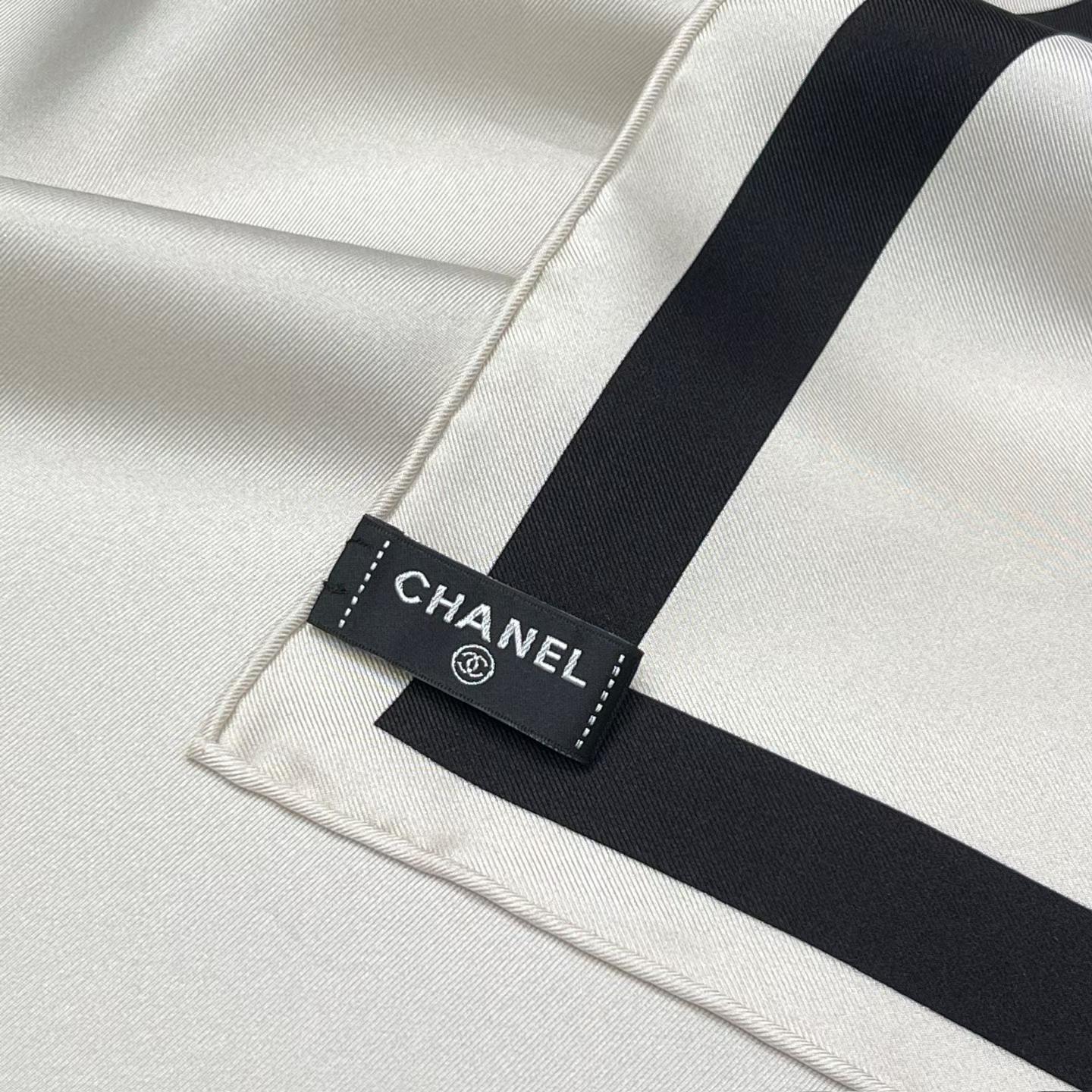 Chanel Square silk scarf view 5