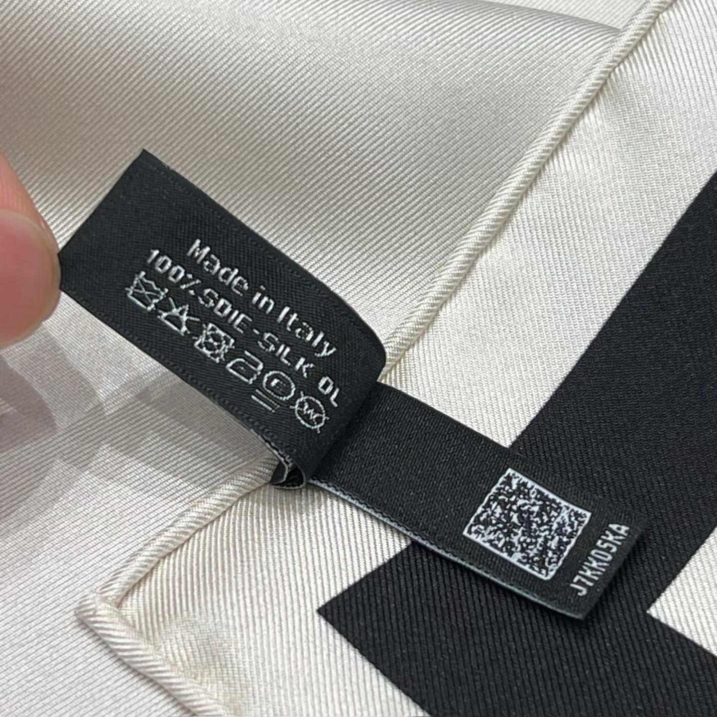 Chanel Square silk scarf view 6