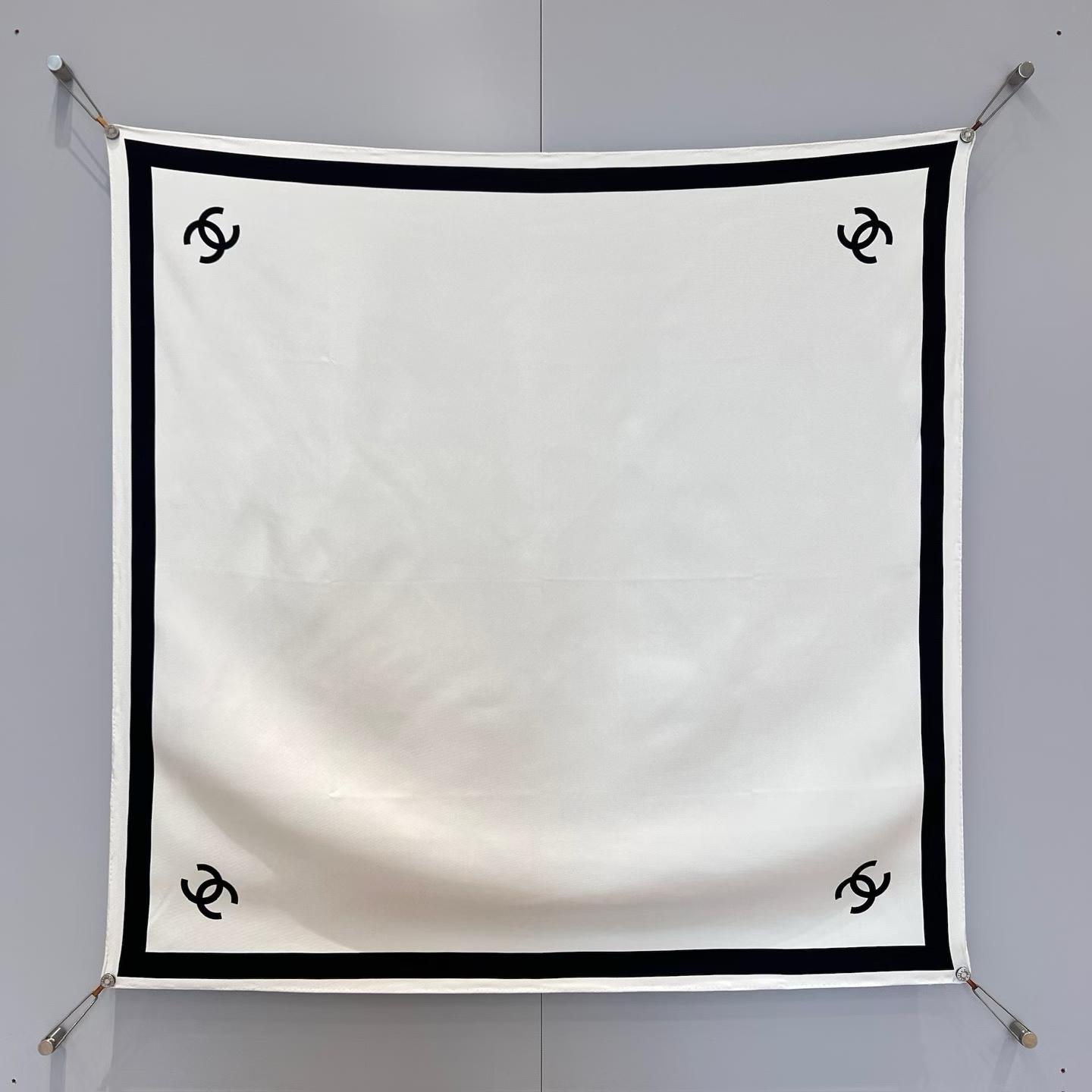 Chanel Square silk scarf view 2