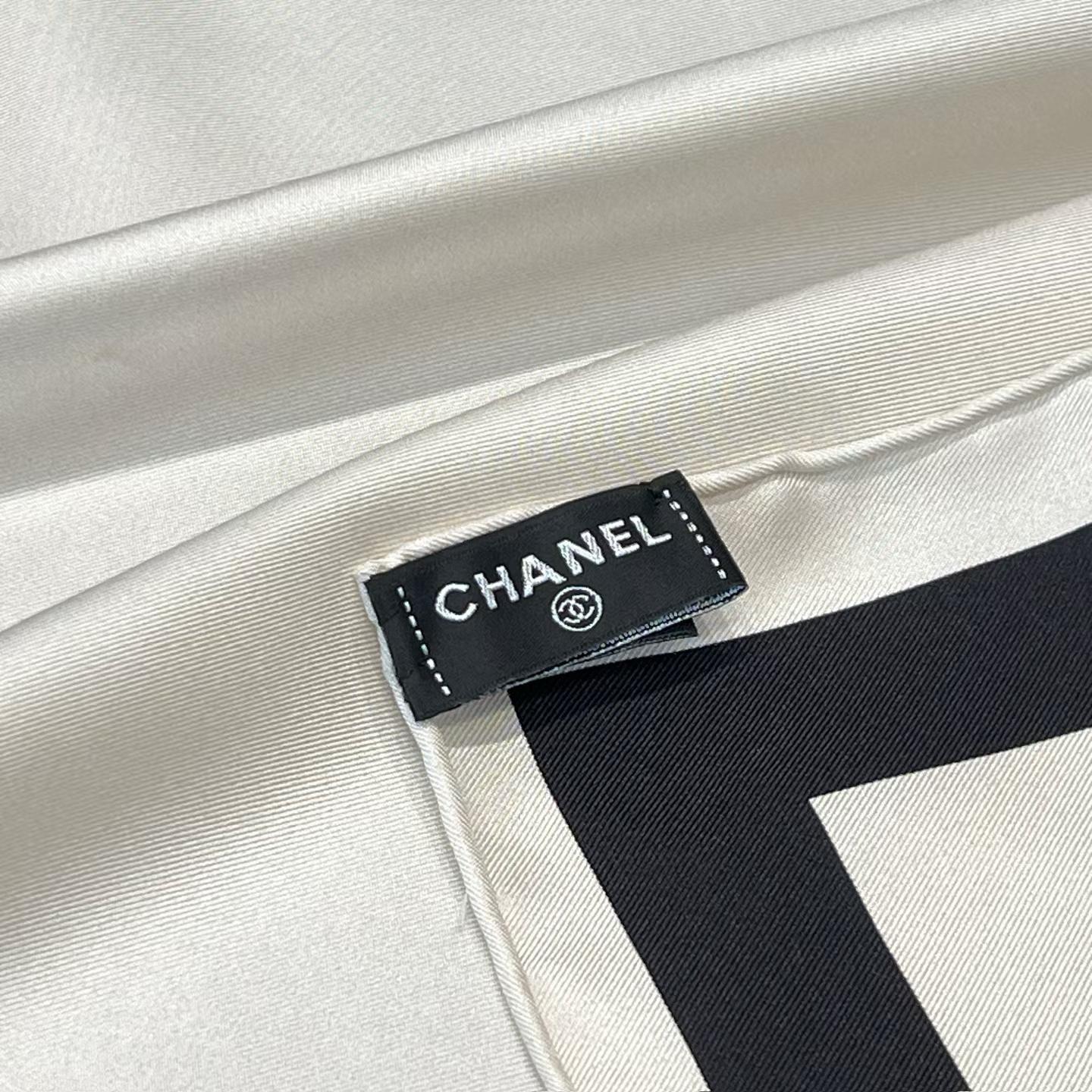 Chanel Square silk scarf view 5
