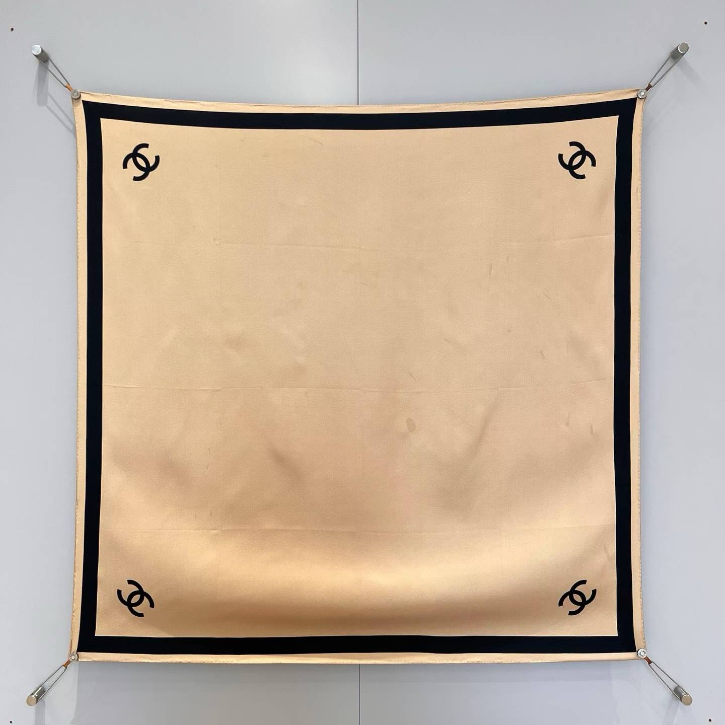 Chanel Square silk scarf view 9