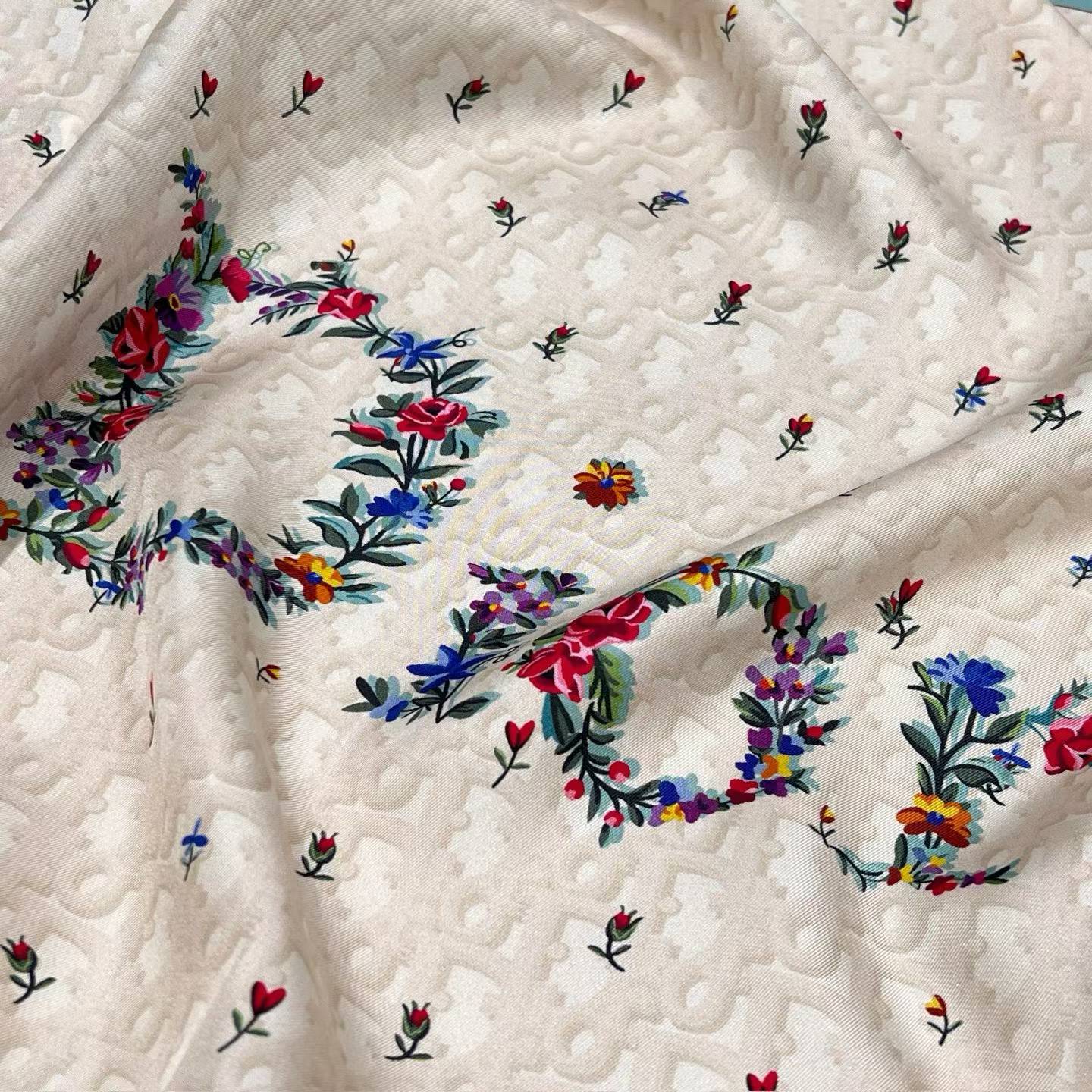 Dior Square silk scarf view 4