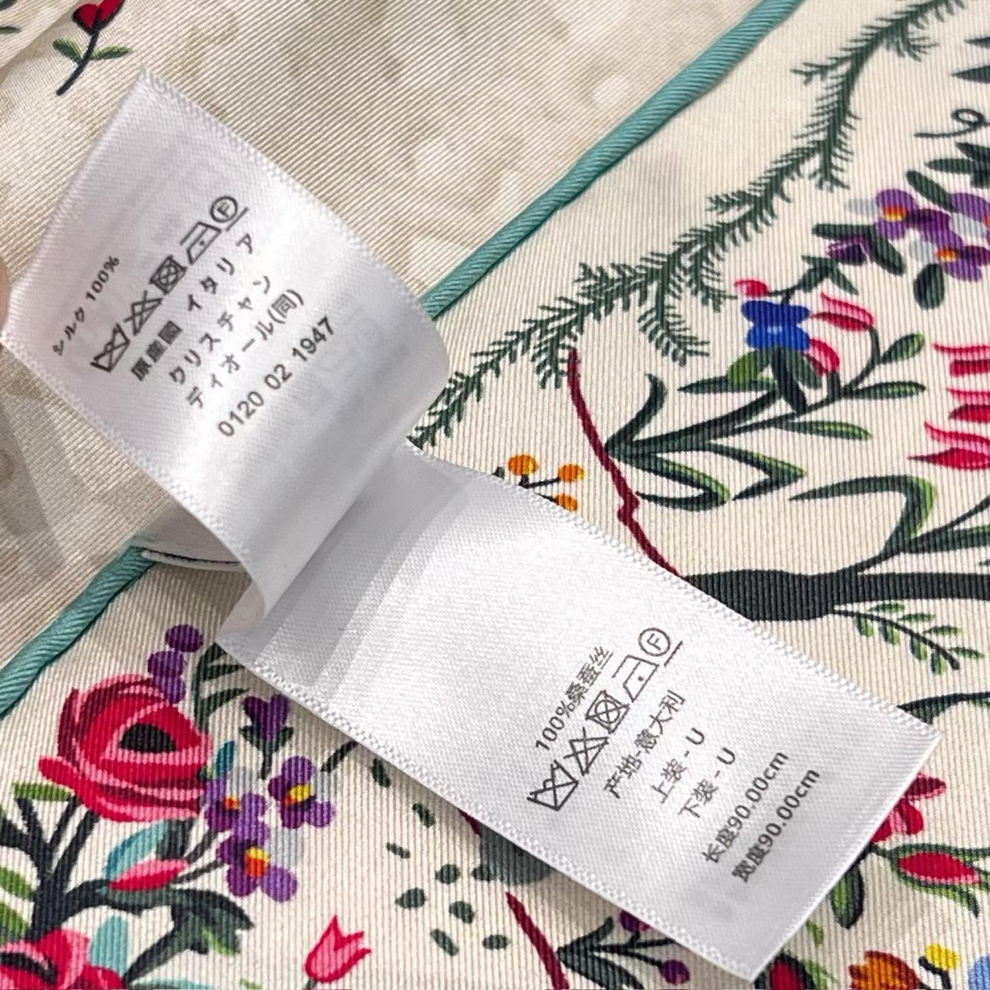 Dior Square silk scarf view 6