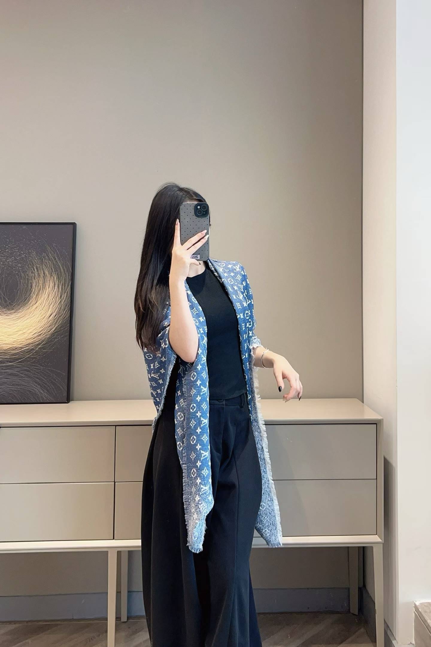 Louis Vuitton Square scarf view 1