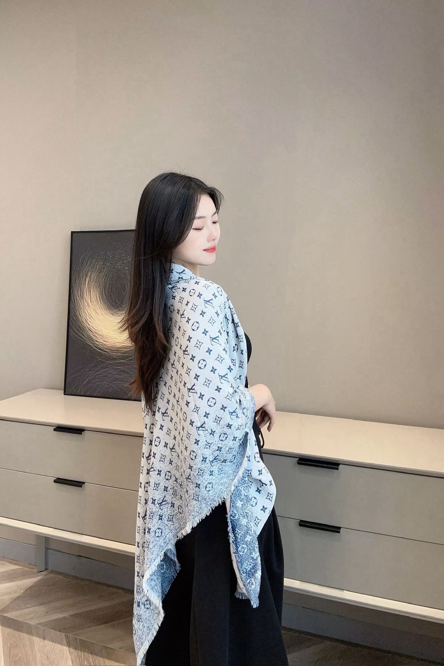 Louis Vuitton Square scarf view 2