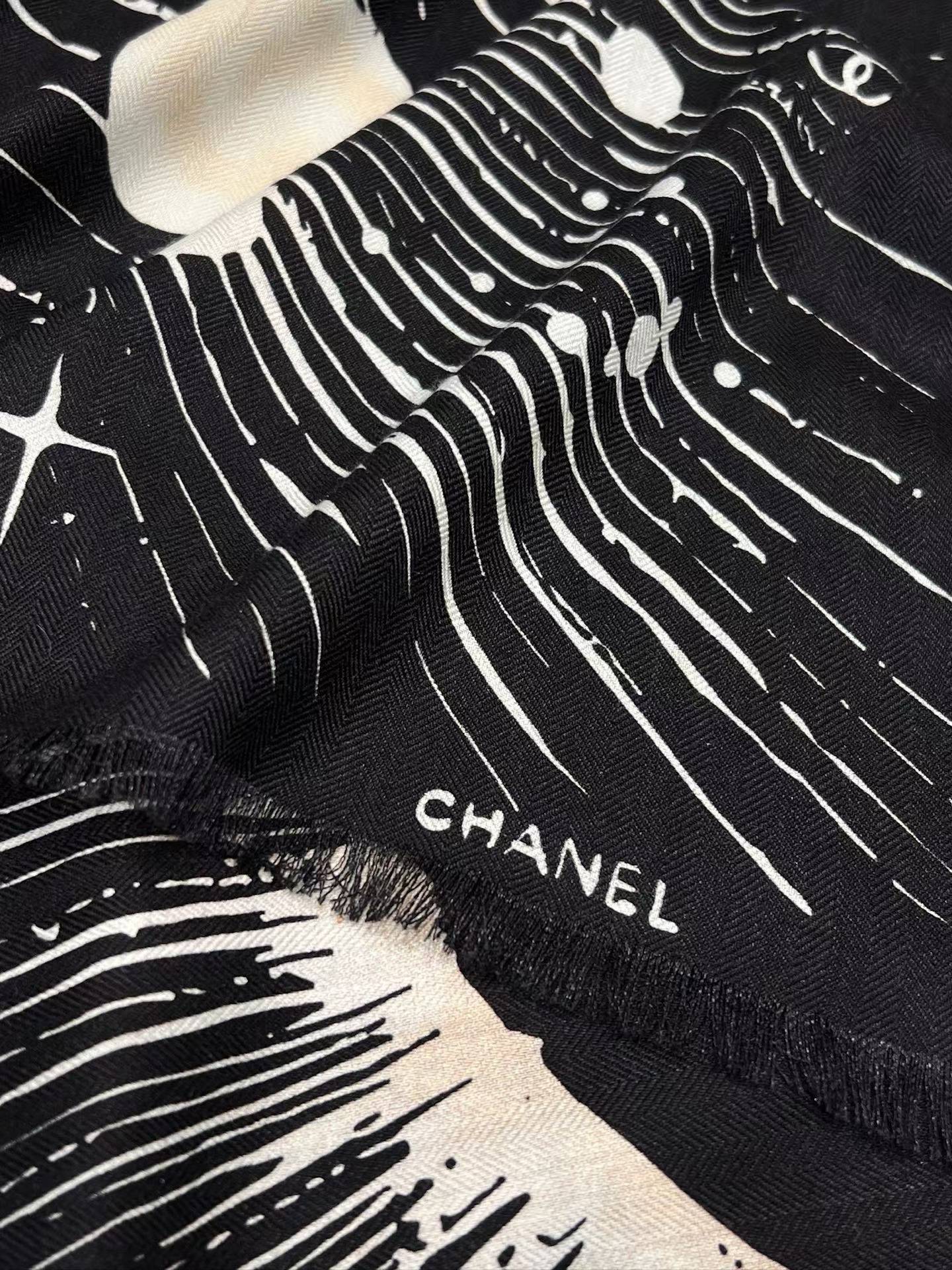 Chanel Square scarf view 6