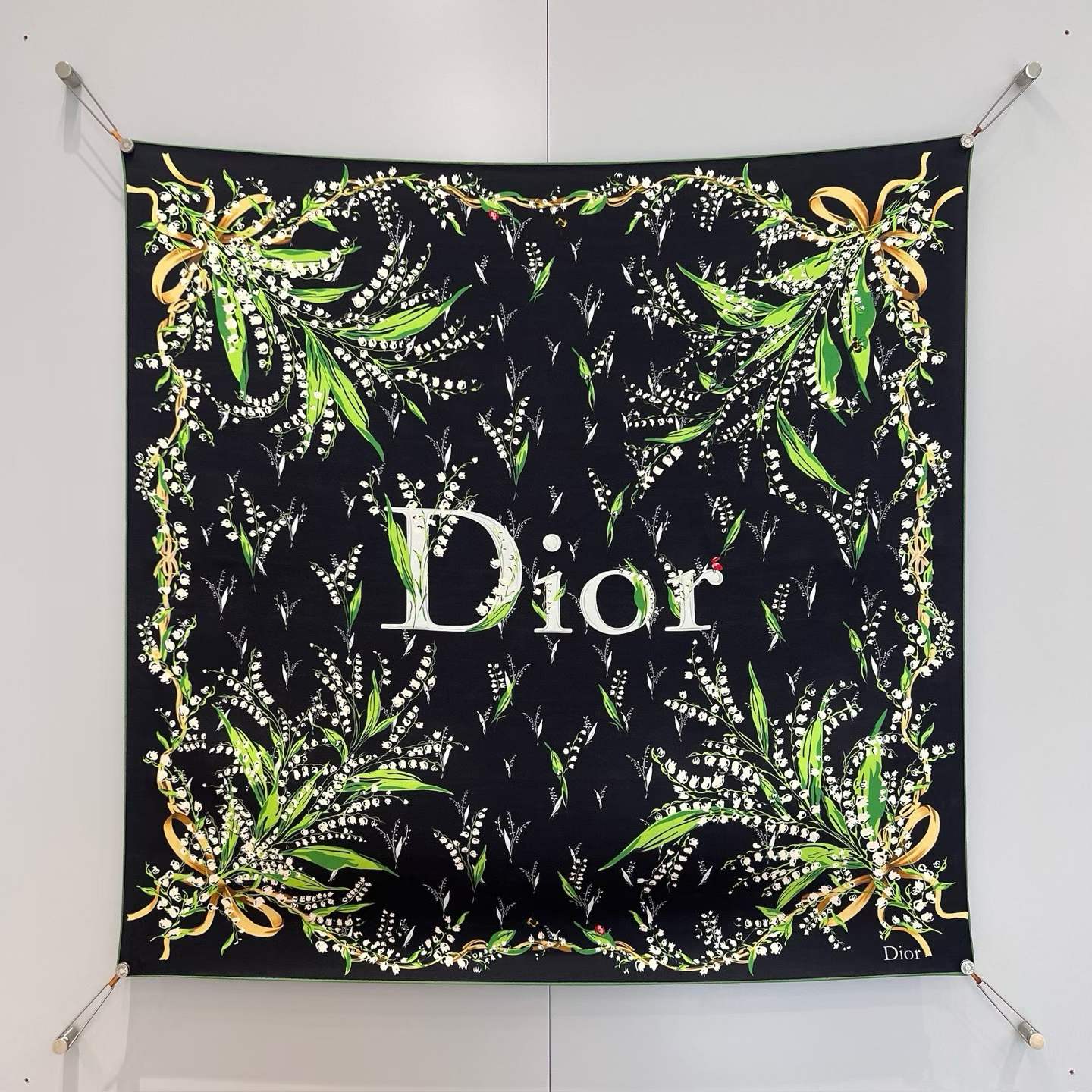 Dior Square scarf view 2