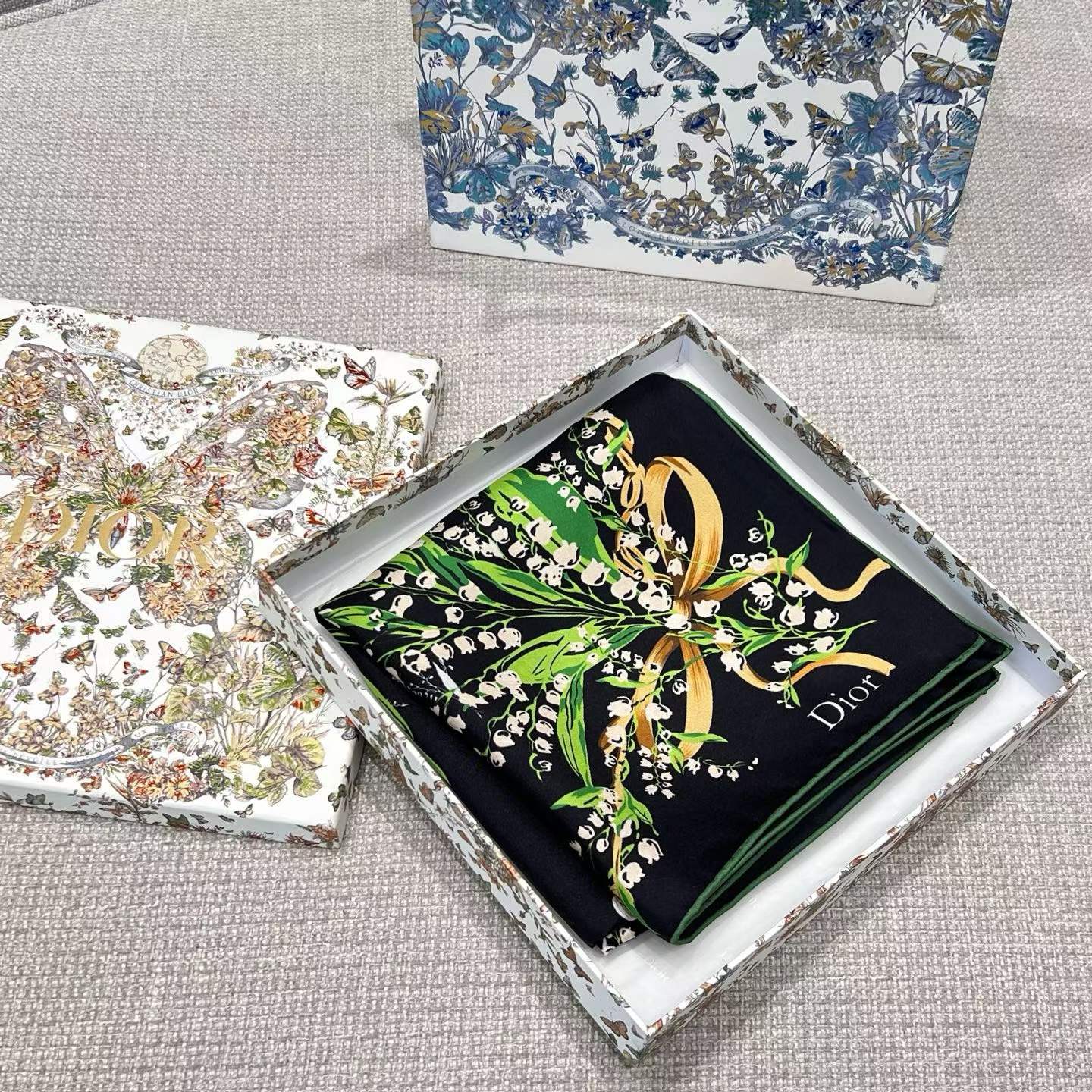 Dior Square scarf view 7
