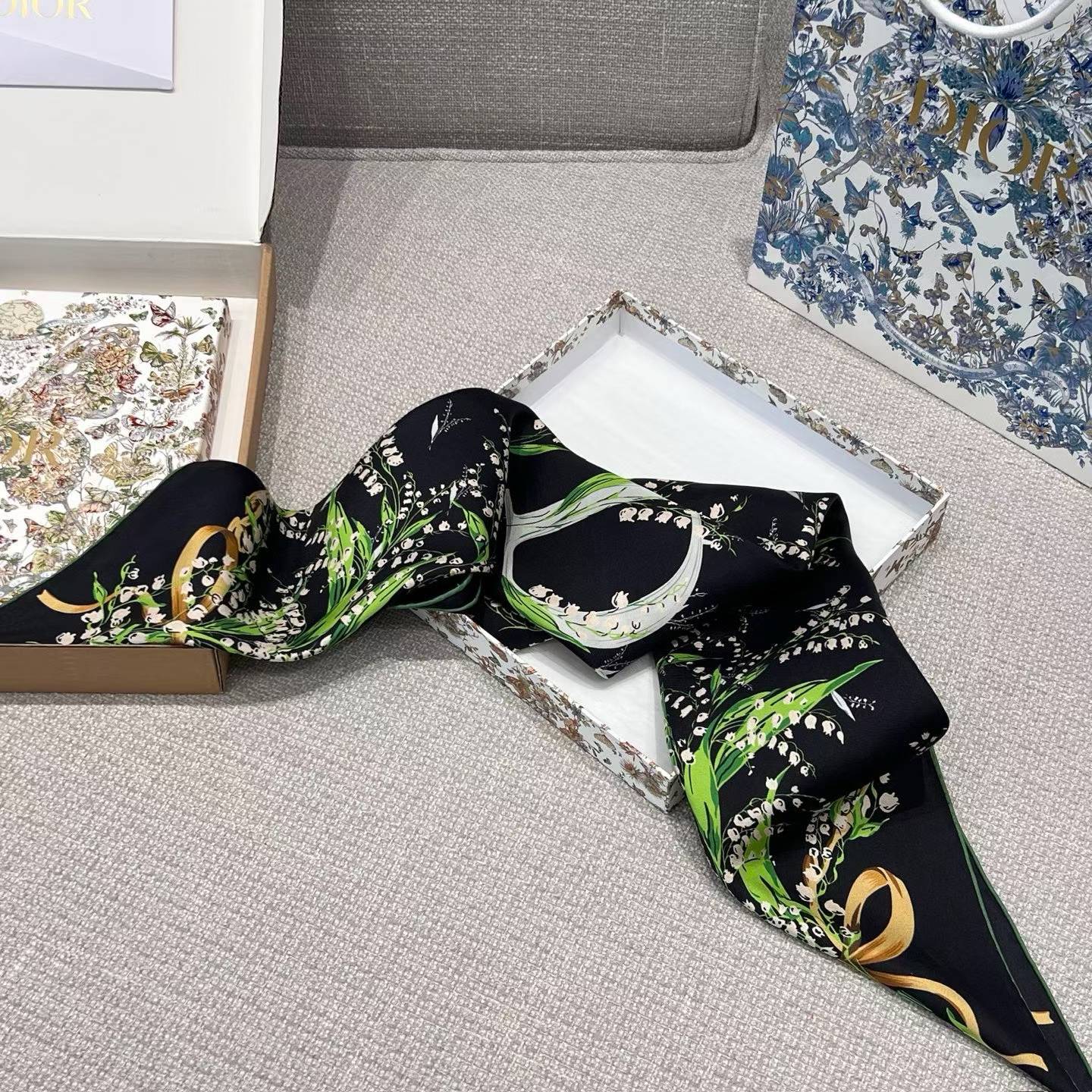 Dior Square scarf view 8