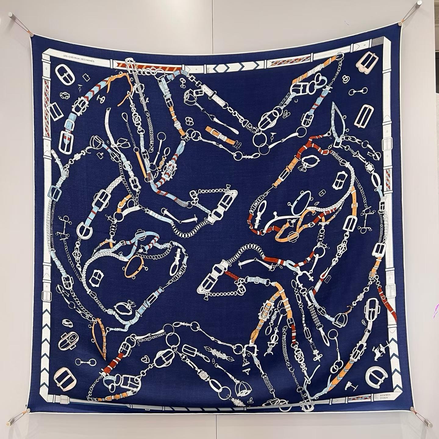 Hermès square towel view 12
