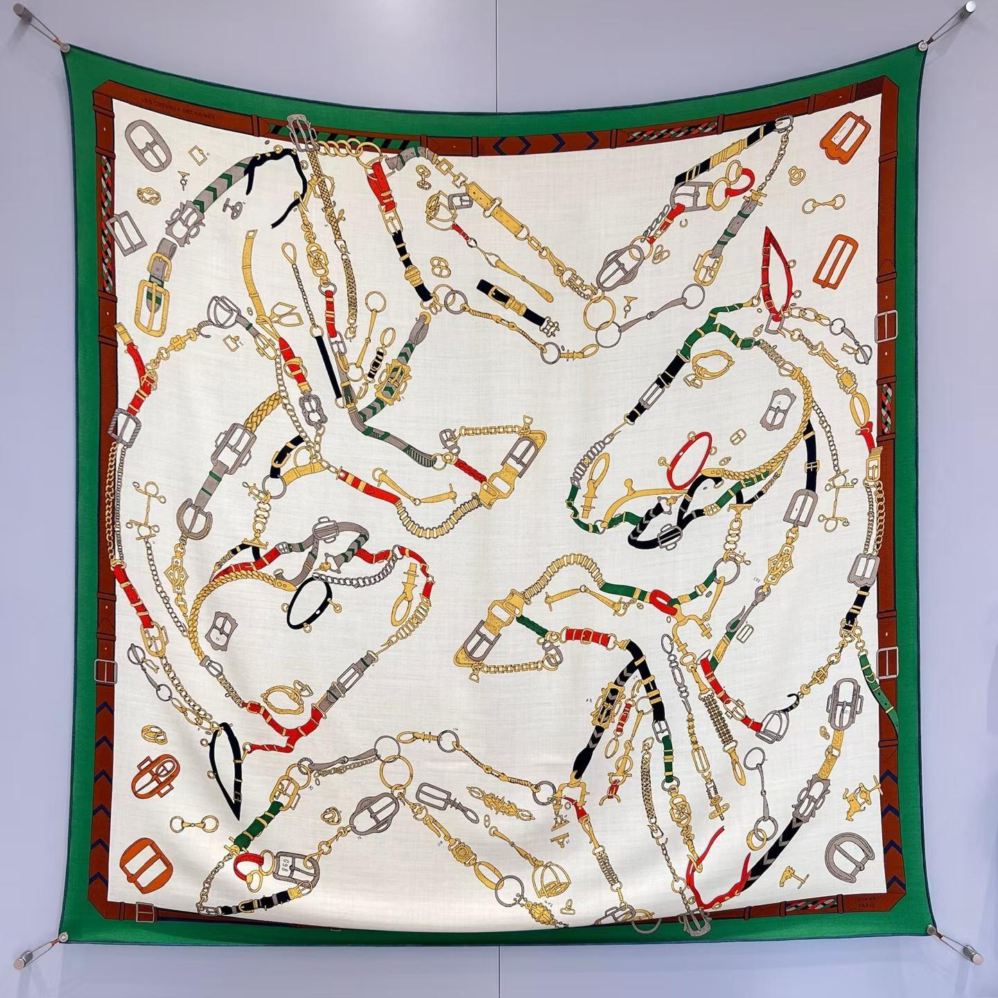 Hermès square towel view 2