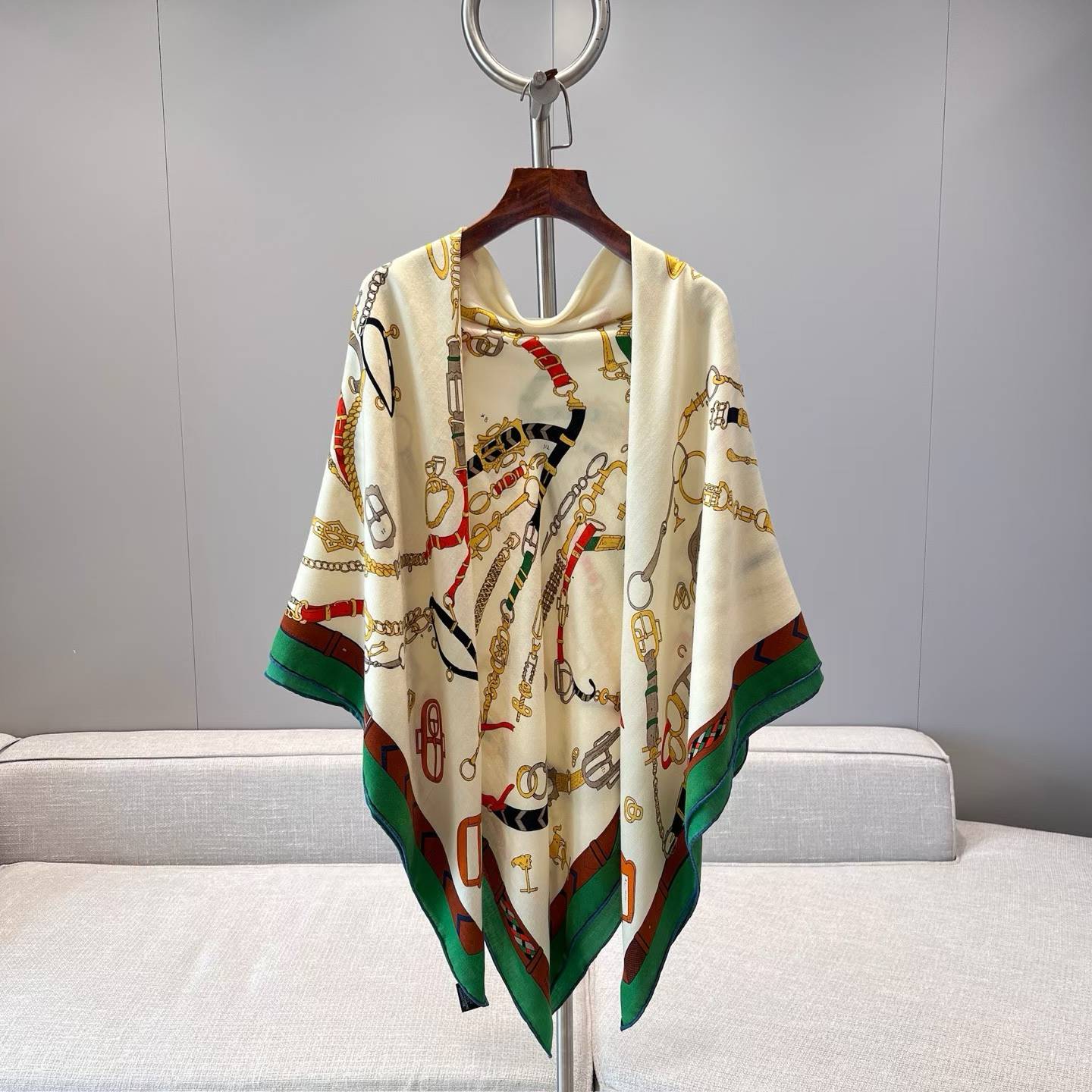 Hermès square towel view 3