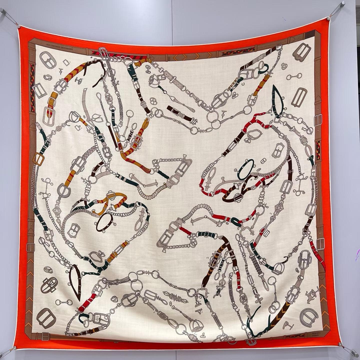 Hermès square towel view 9