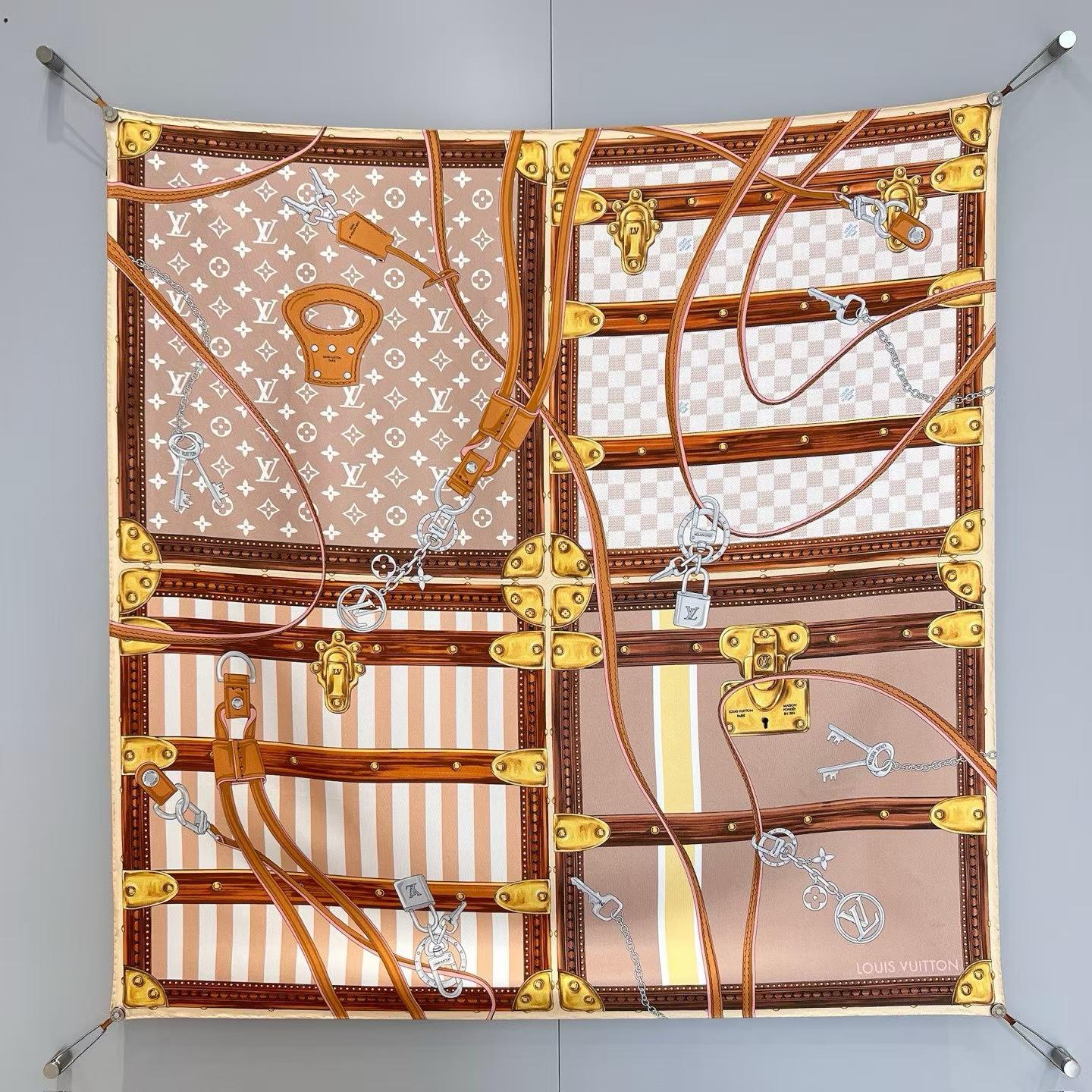 Hermès LOUIS VUTTION Square scarf view 6