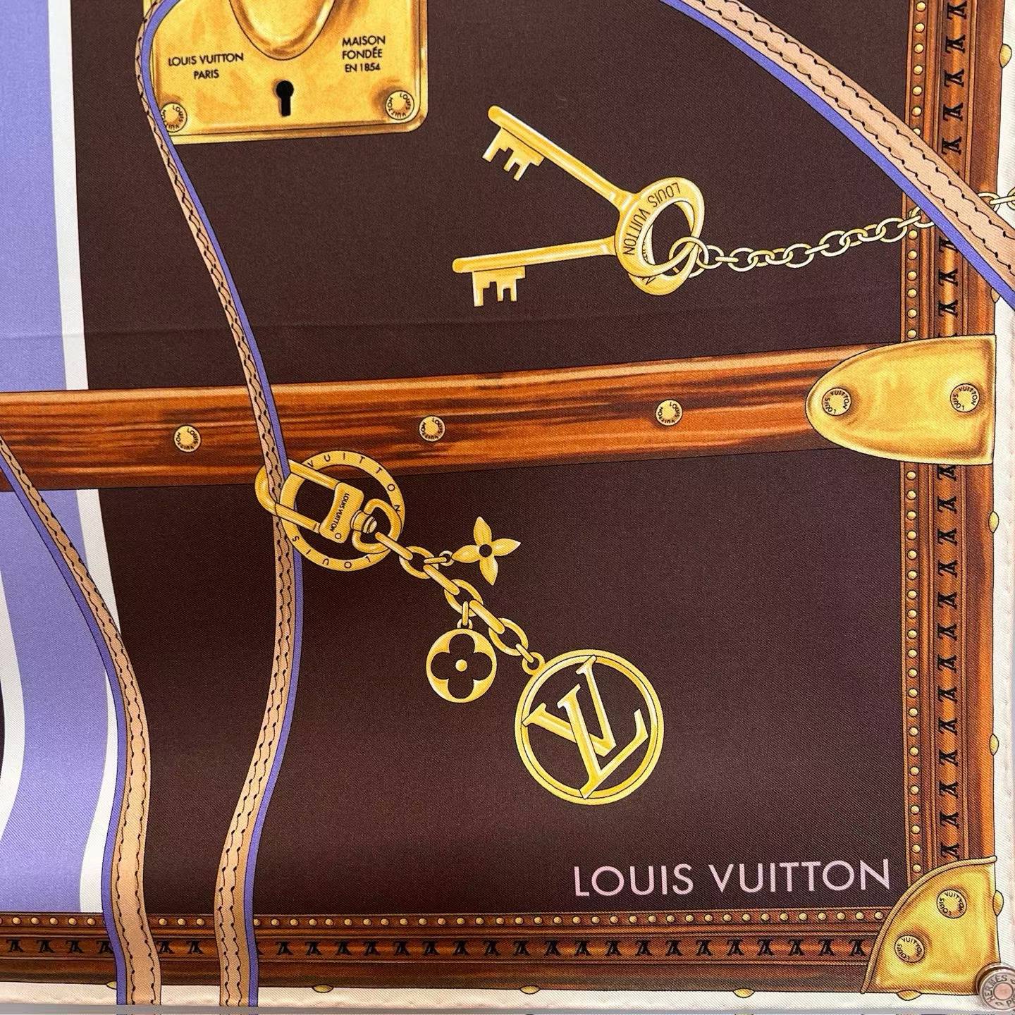 Hermès LOUIS VUTTION Square scarf view 9