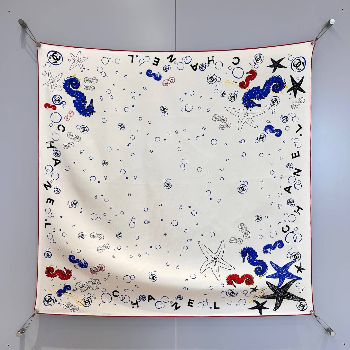 Chanel Square scarf view 2