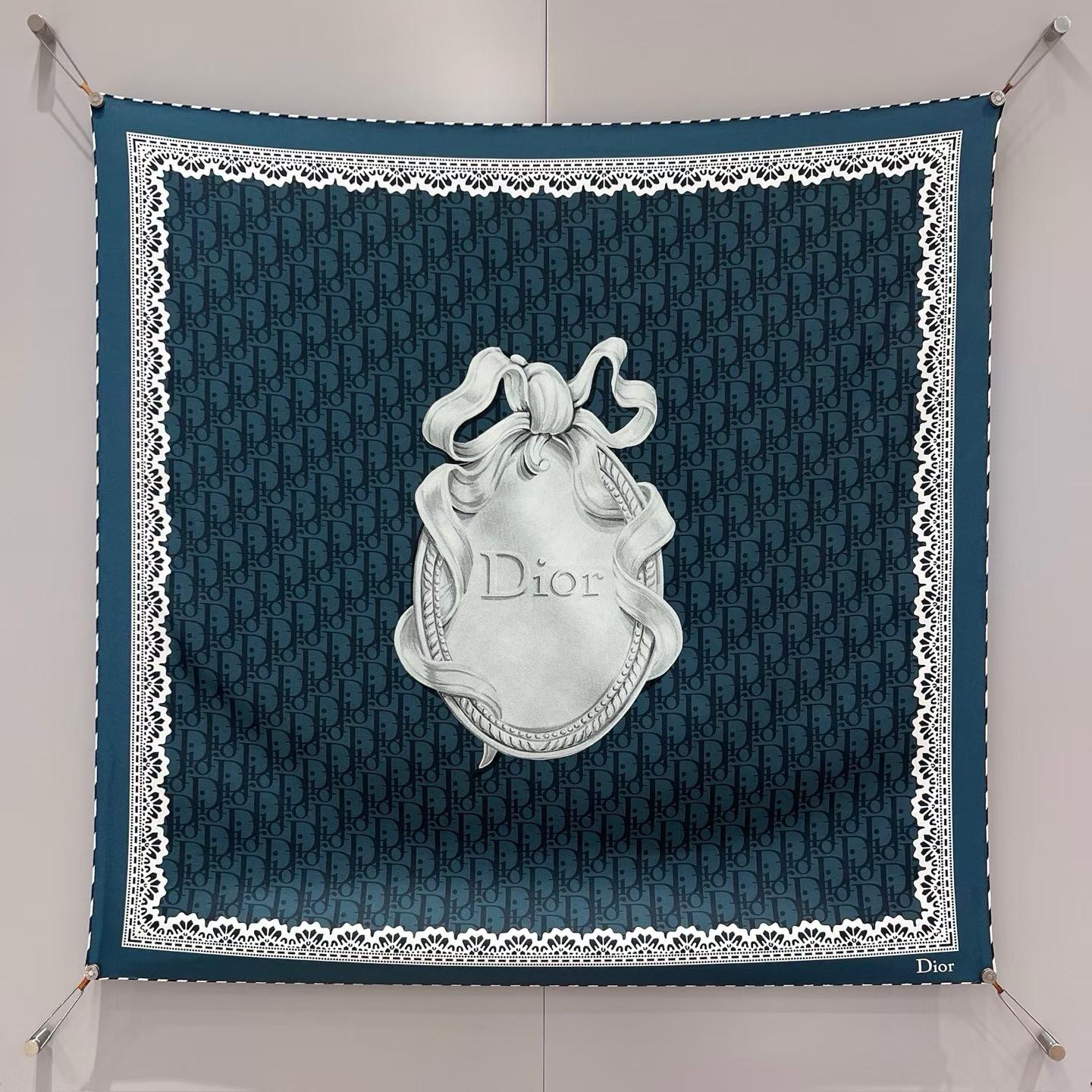 Dior Square scarf view 2