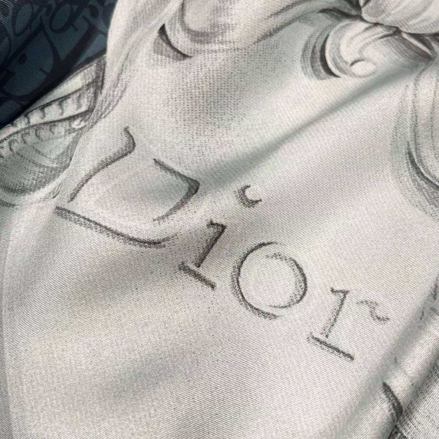 Dior Square scarf view 4
