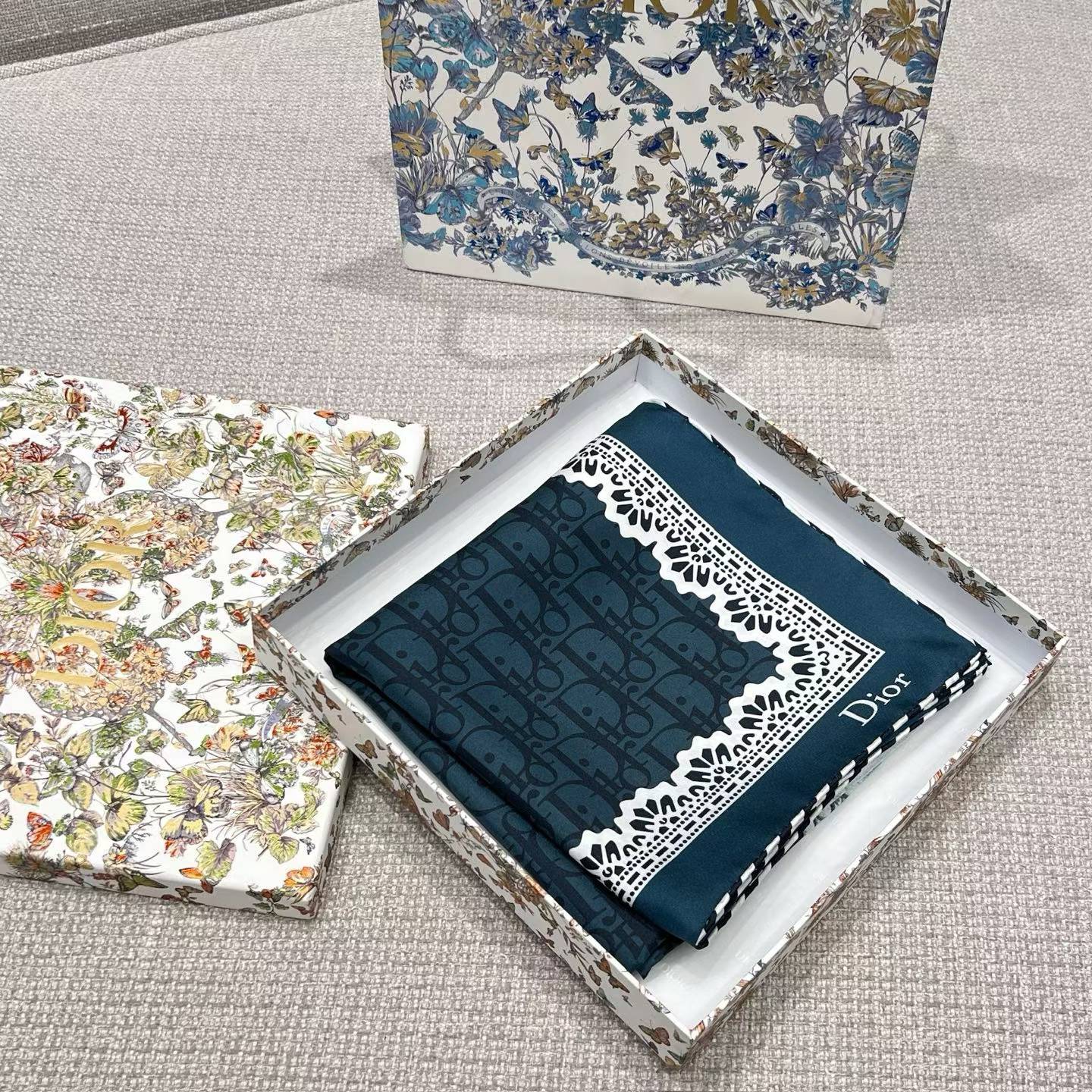 Dior Square scarf view 7