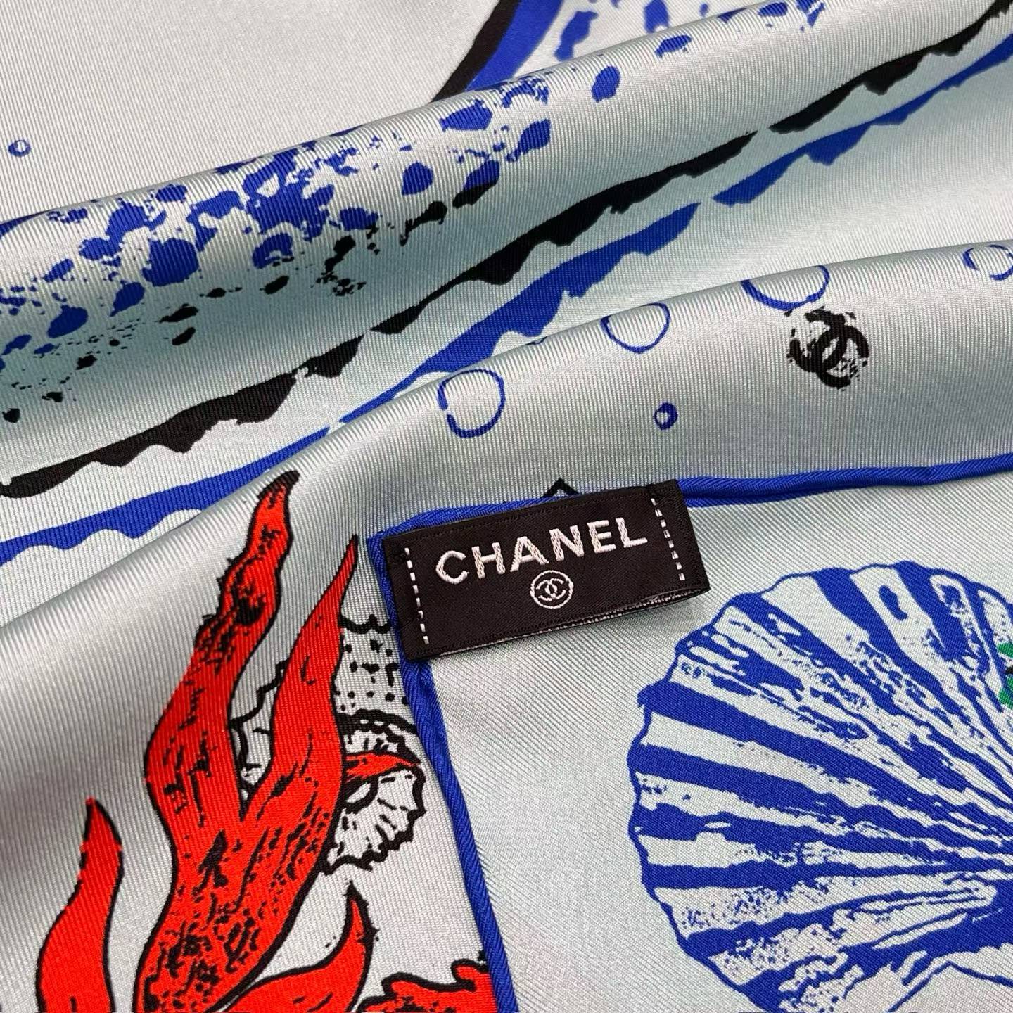 Chanel Square scarf view 15