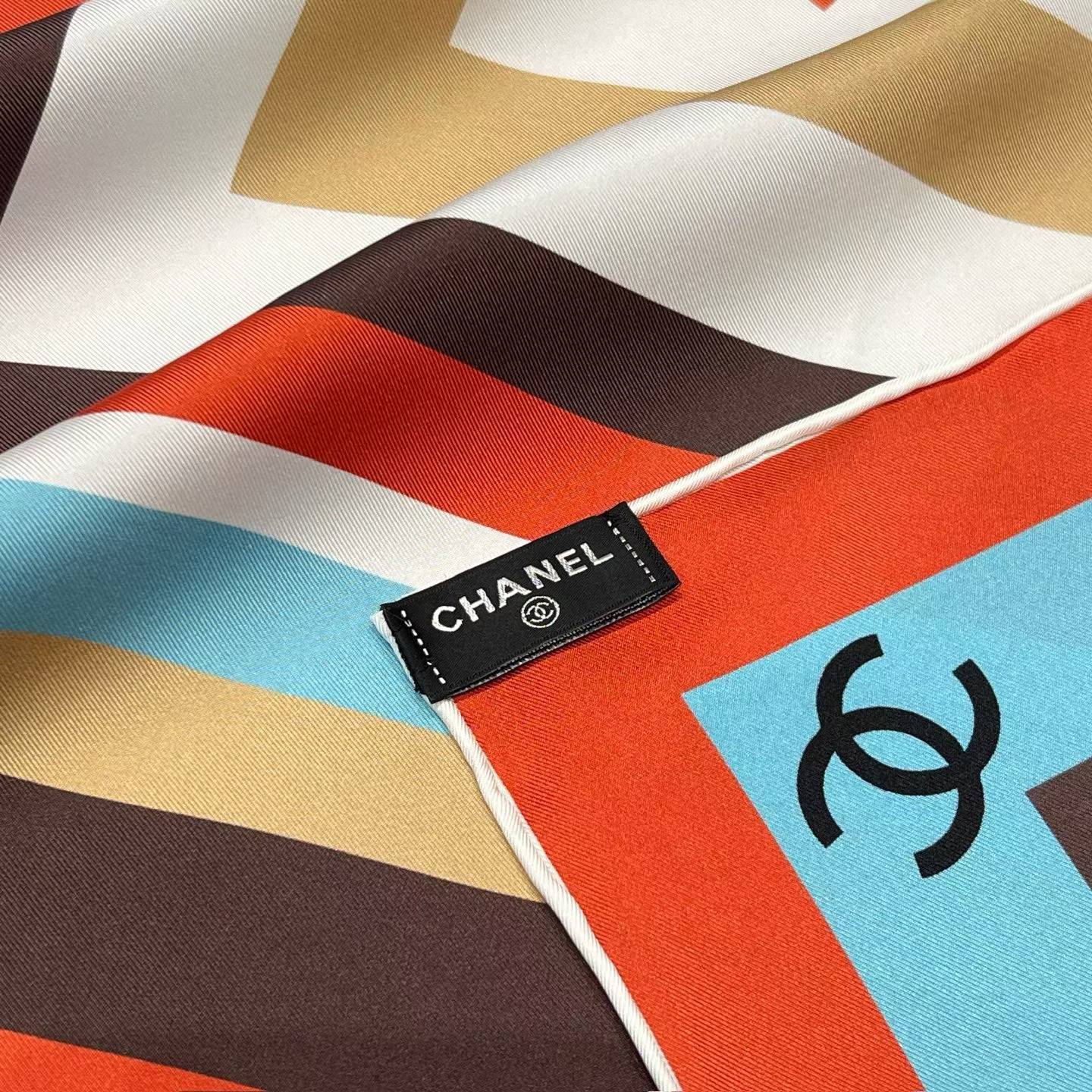 Chanel Square scarf view 5