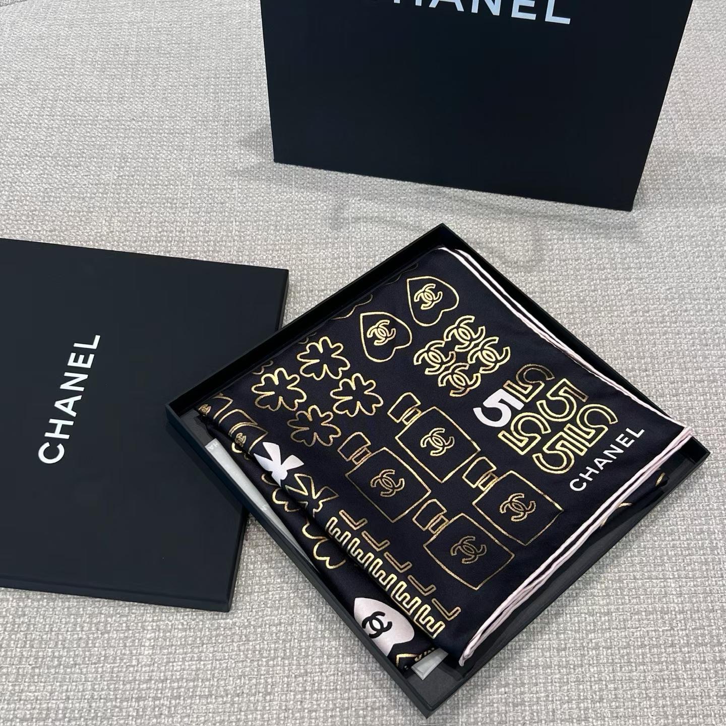 Chanel Square scarf view 14