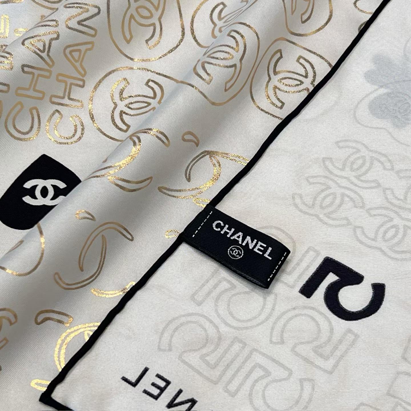 Chanel Square scarf view 5