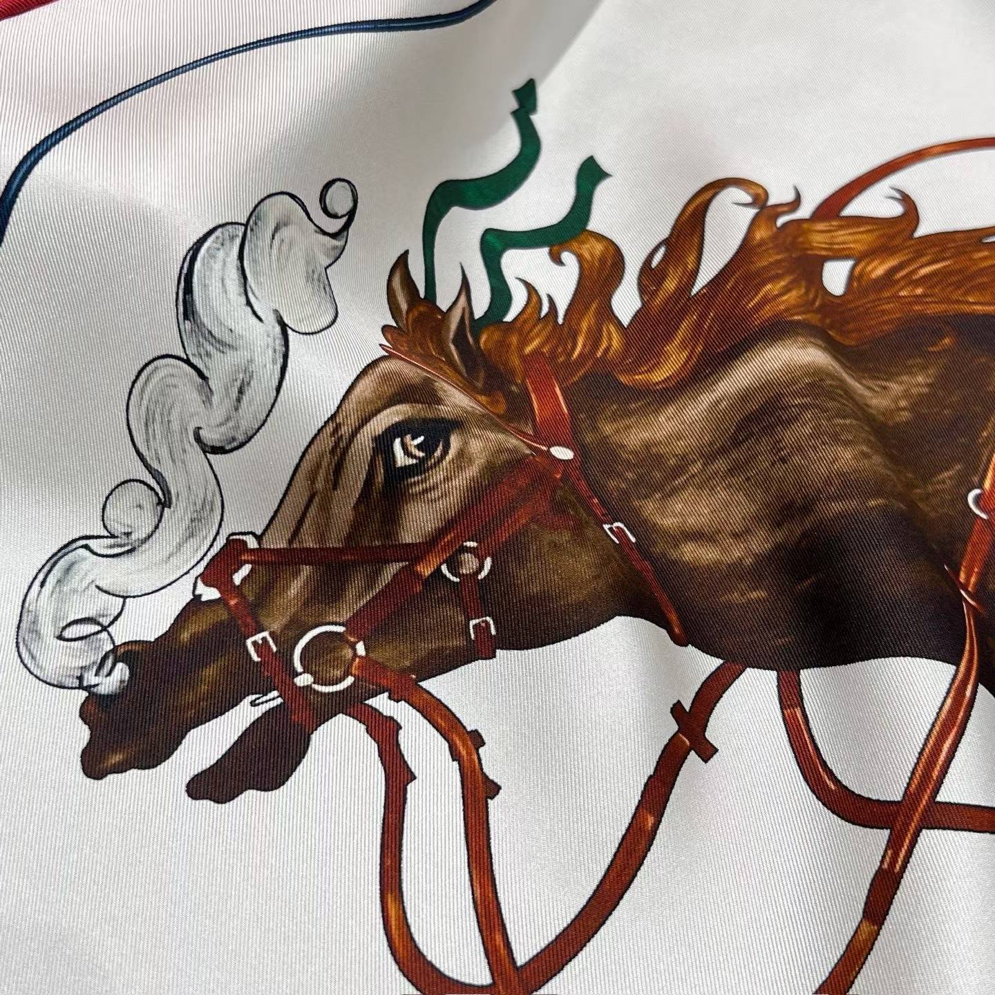 Hermès Square silk scarf view 12