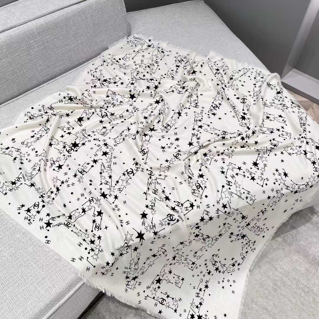 Chanel Square silk scarf view 11