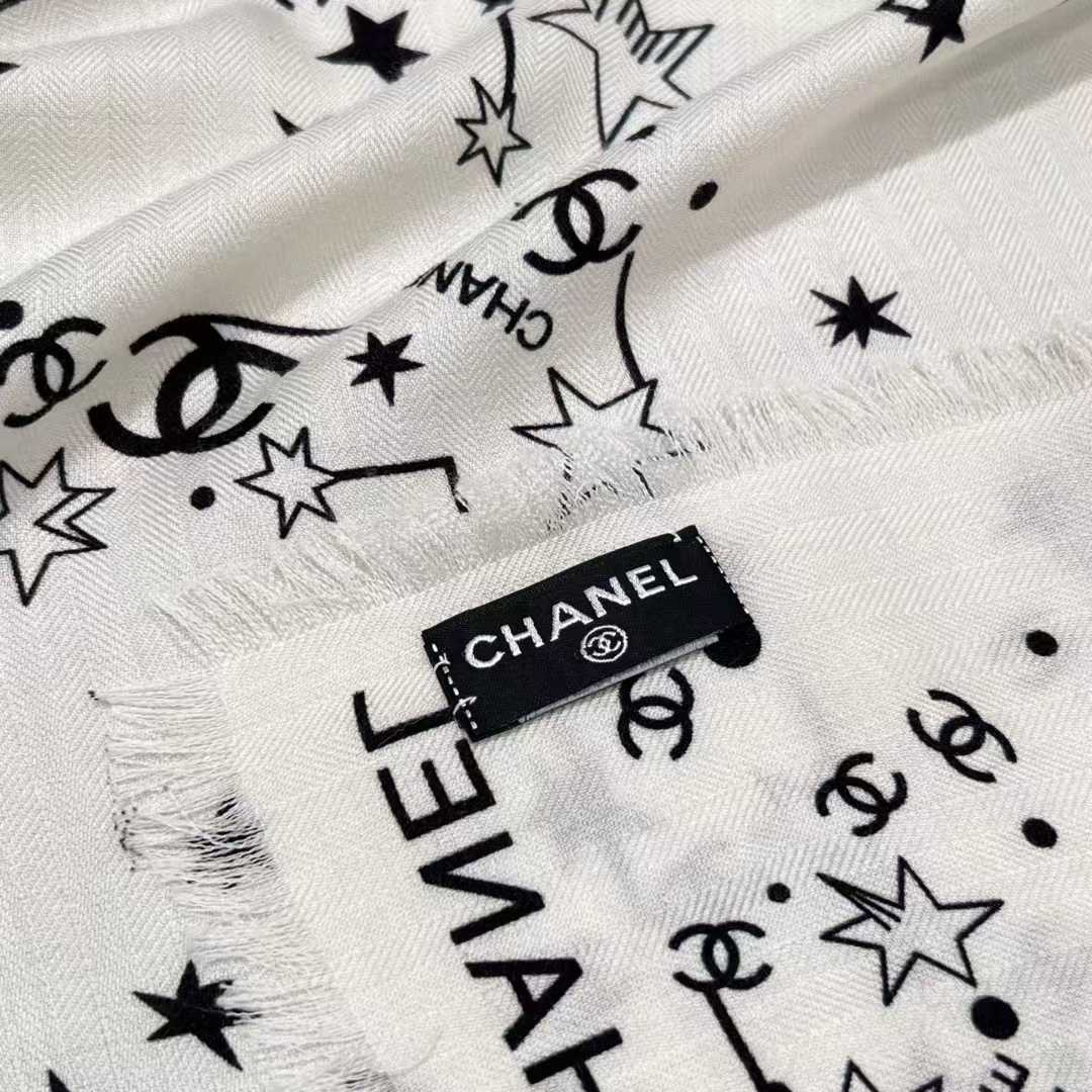 Chanel Square silk scarf view 14