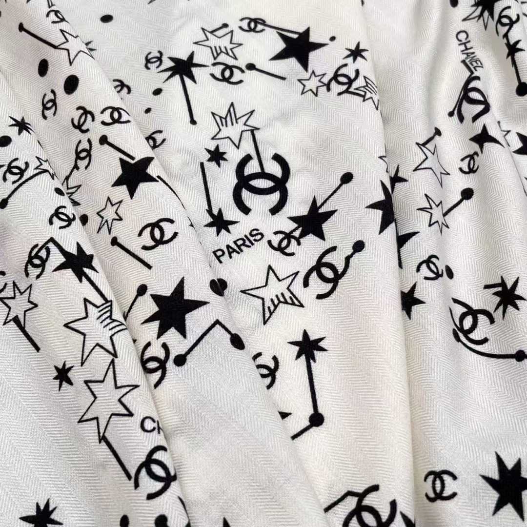Chanel Square silk scarf view 15