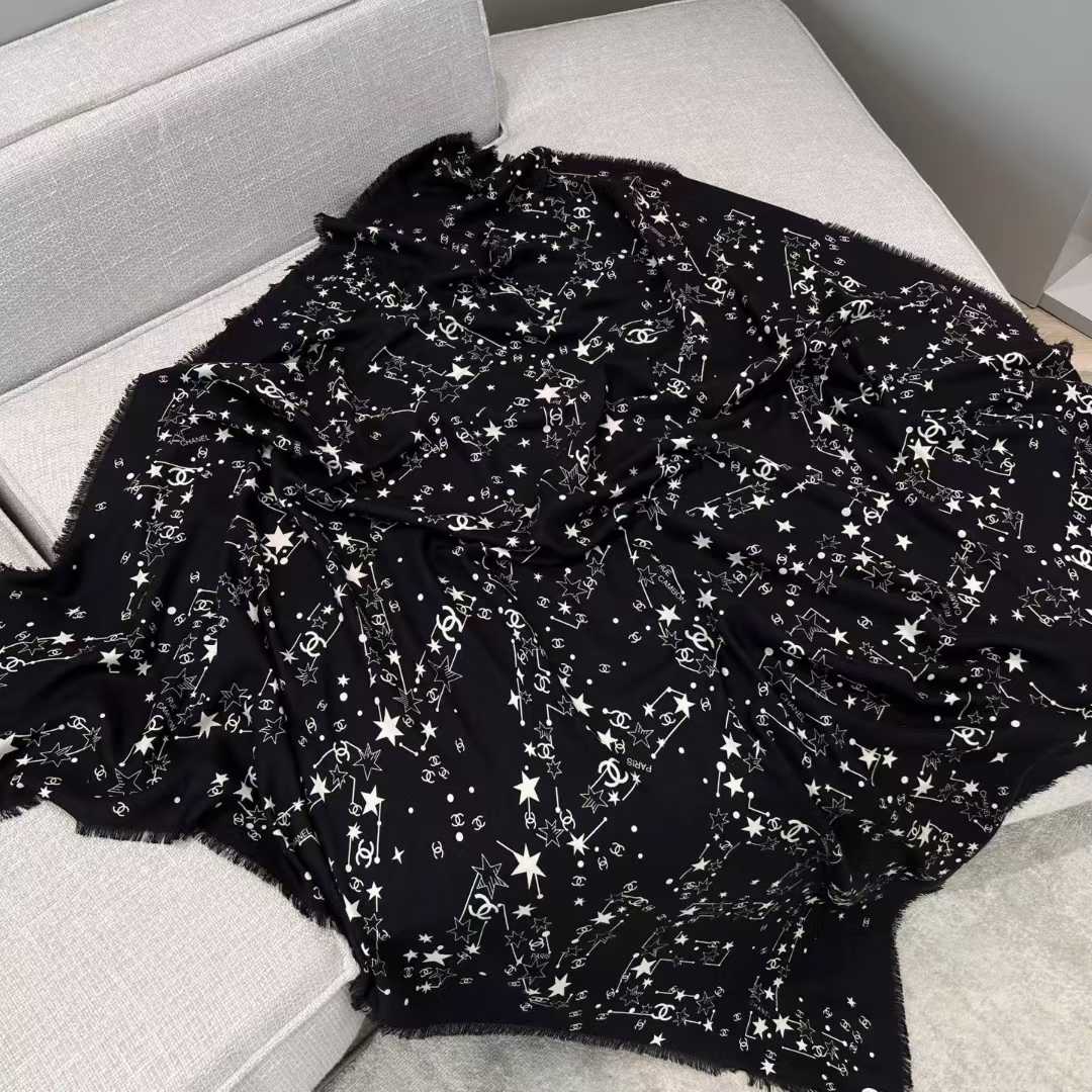 Chanel Square silk scarf view 2